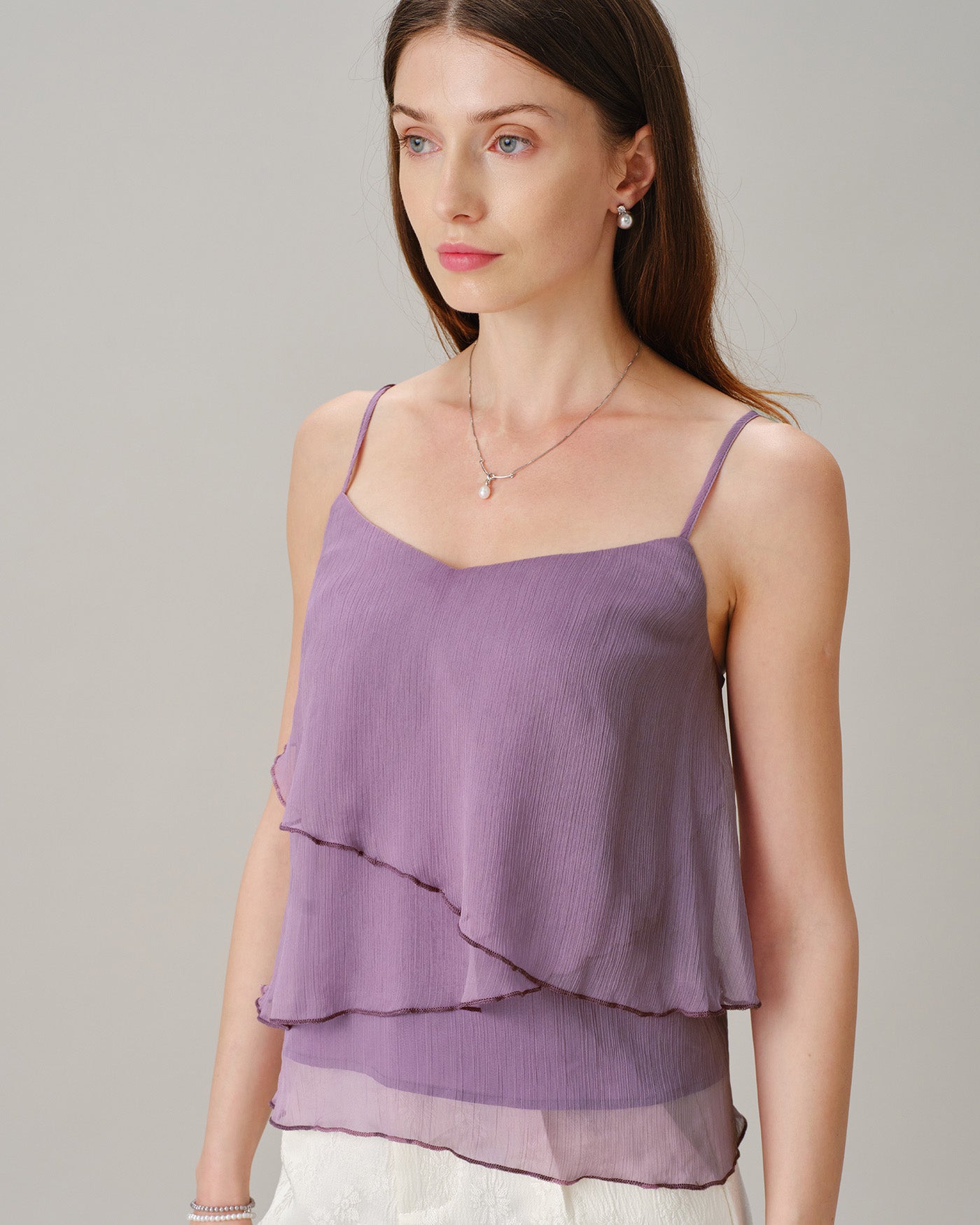 Women's Woven Polyester Camis Tops - RIHOAS