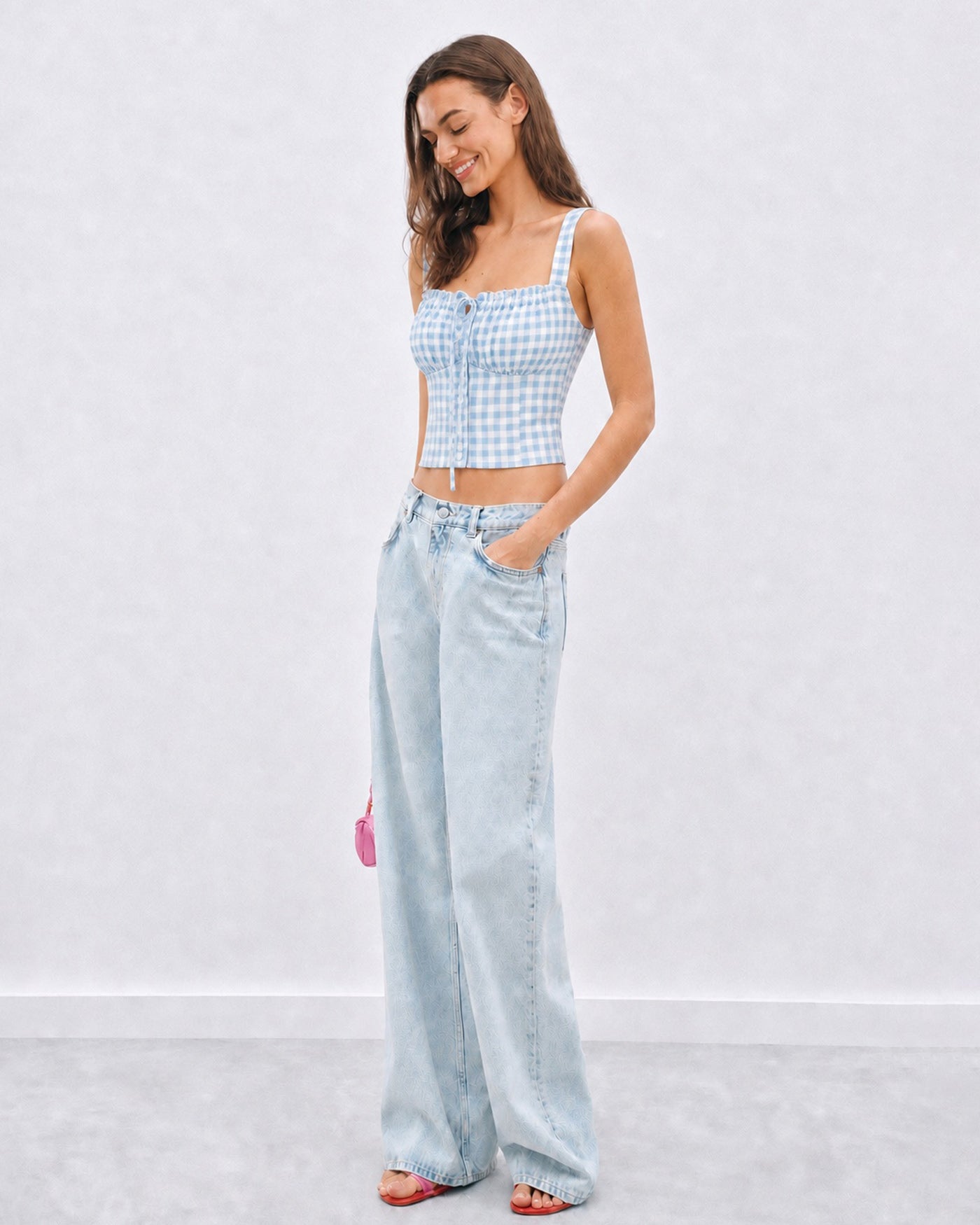 Women's Woven Polyester Camis Tops - RIHOAS