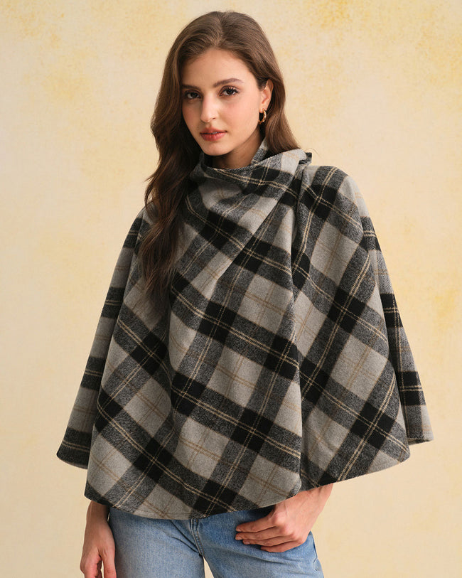 Women's Woven Polyester Coat Coffee Outerwear - RIHOAS