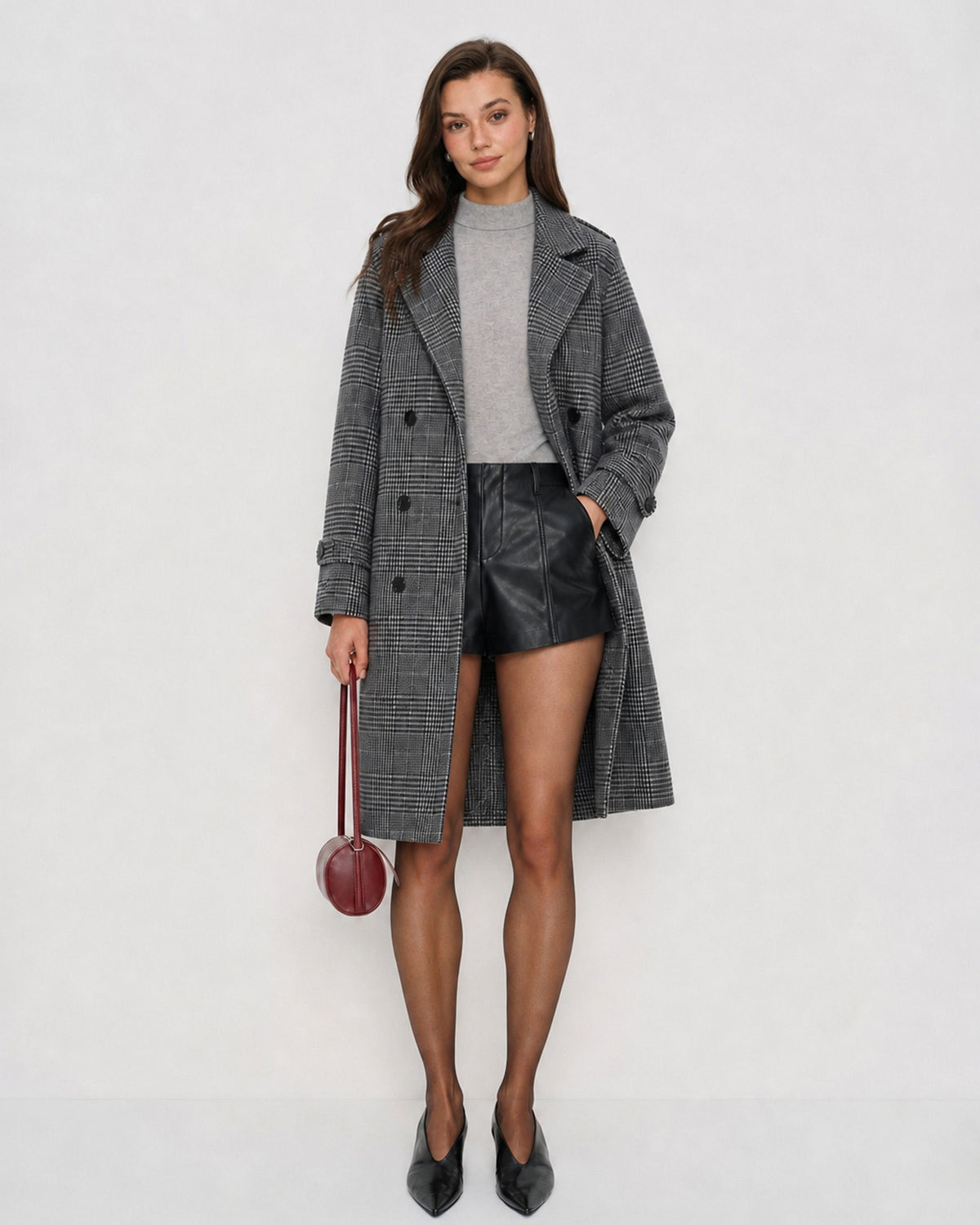 Women's Woven Polyester Coat - RIHOAS