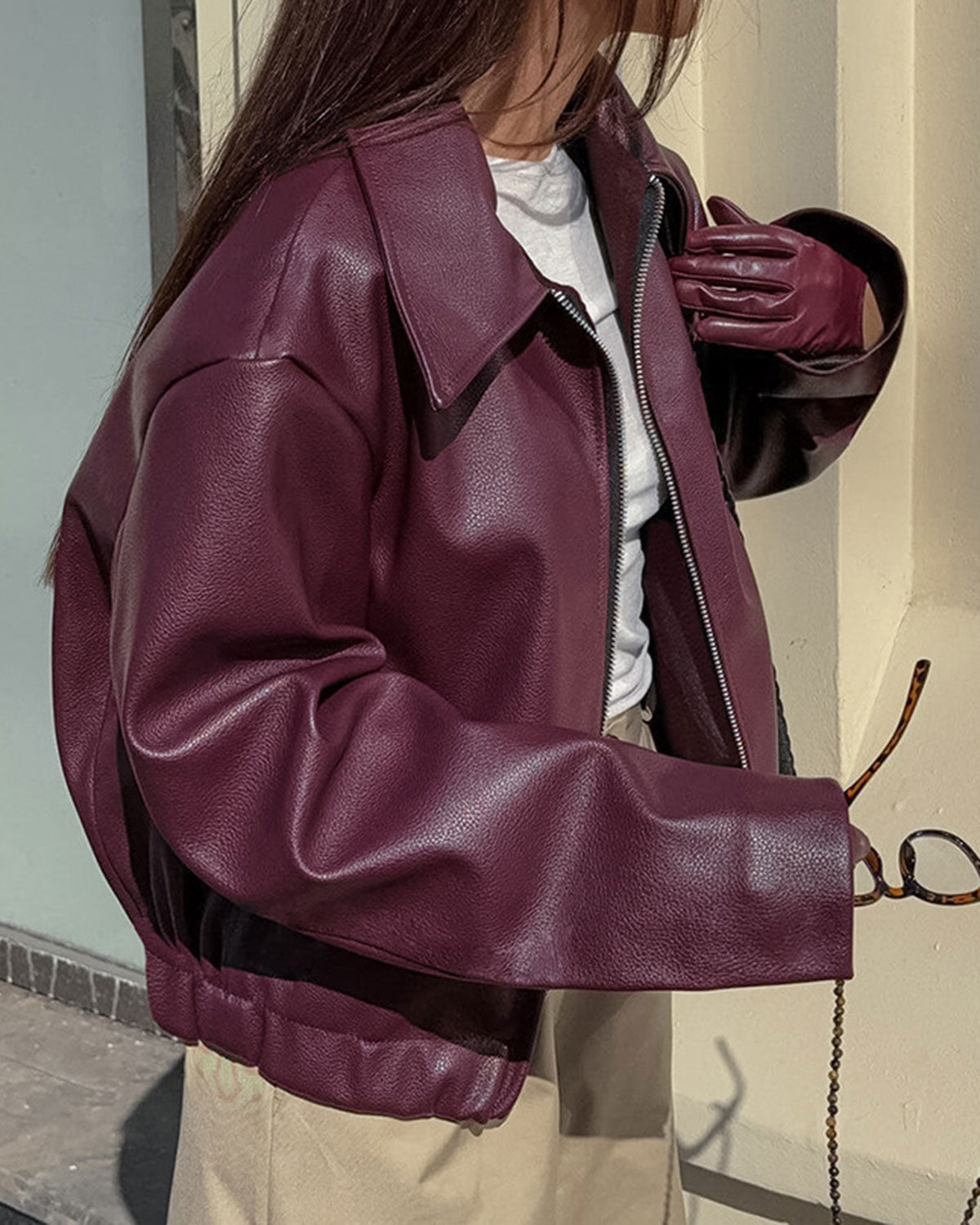 Women's Woven Polyester Jacket Outerwear - RIHOAS