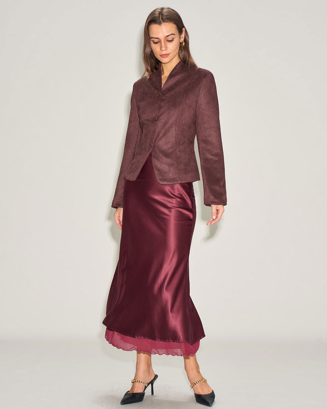 Women's Woven Polyester Jacket Outerwear - RIHOAS