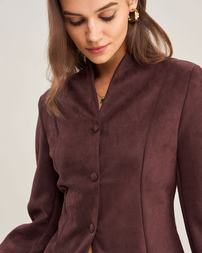 Women's Woven Polyester Jacket Outerwear - RIHOAS