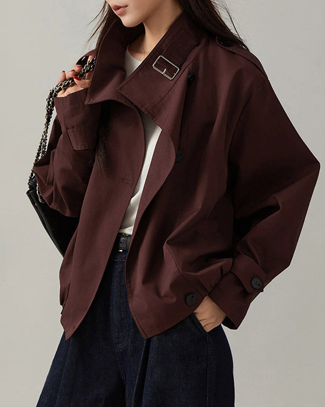 Women's Woven Polyester Jacket Outerwear - RIHOAS