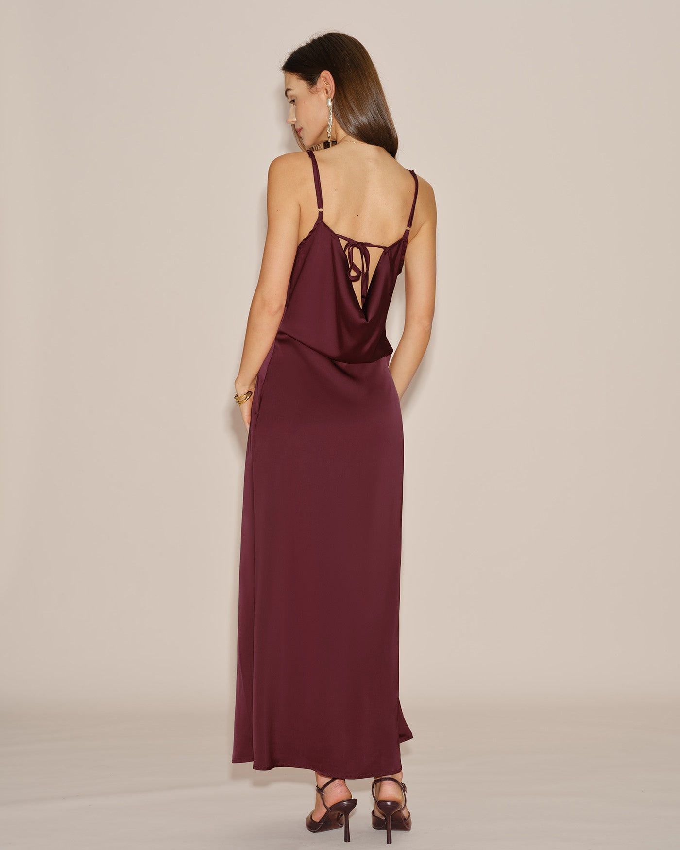 Women's Woven Polyester Maxi Dress Dresses - RIHOAS