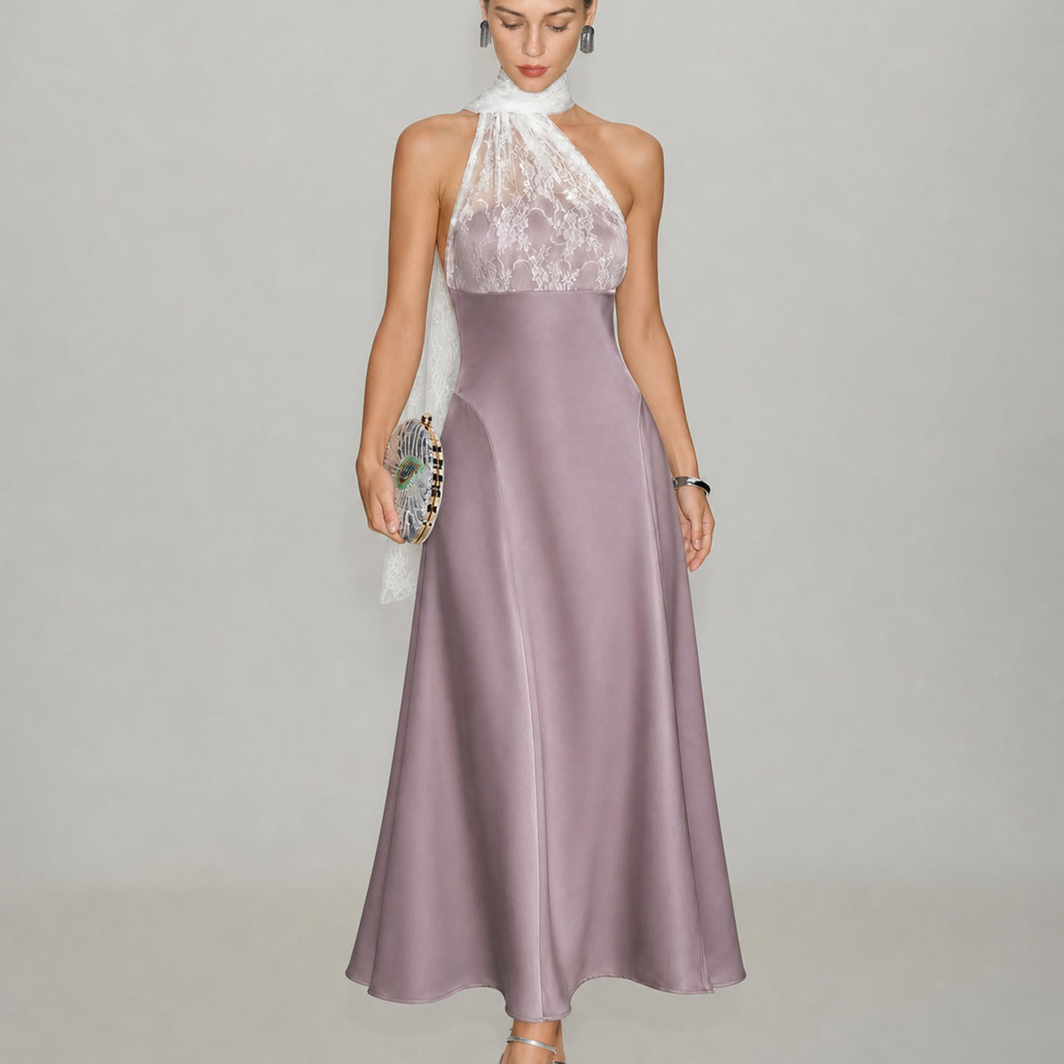pink and gray dresses for women Mother of the Bride Dress Style #29205