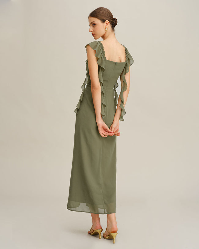 Women's Woven Polyester Maxi Dress Dresses - RIHOAS