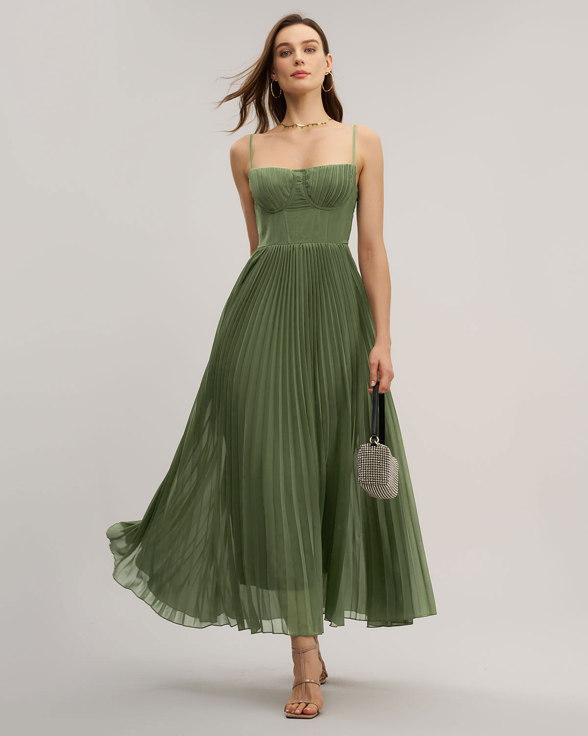 Women's Woven Polyester Maxi Dress Dresses - RIHOAS