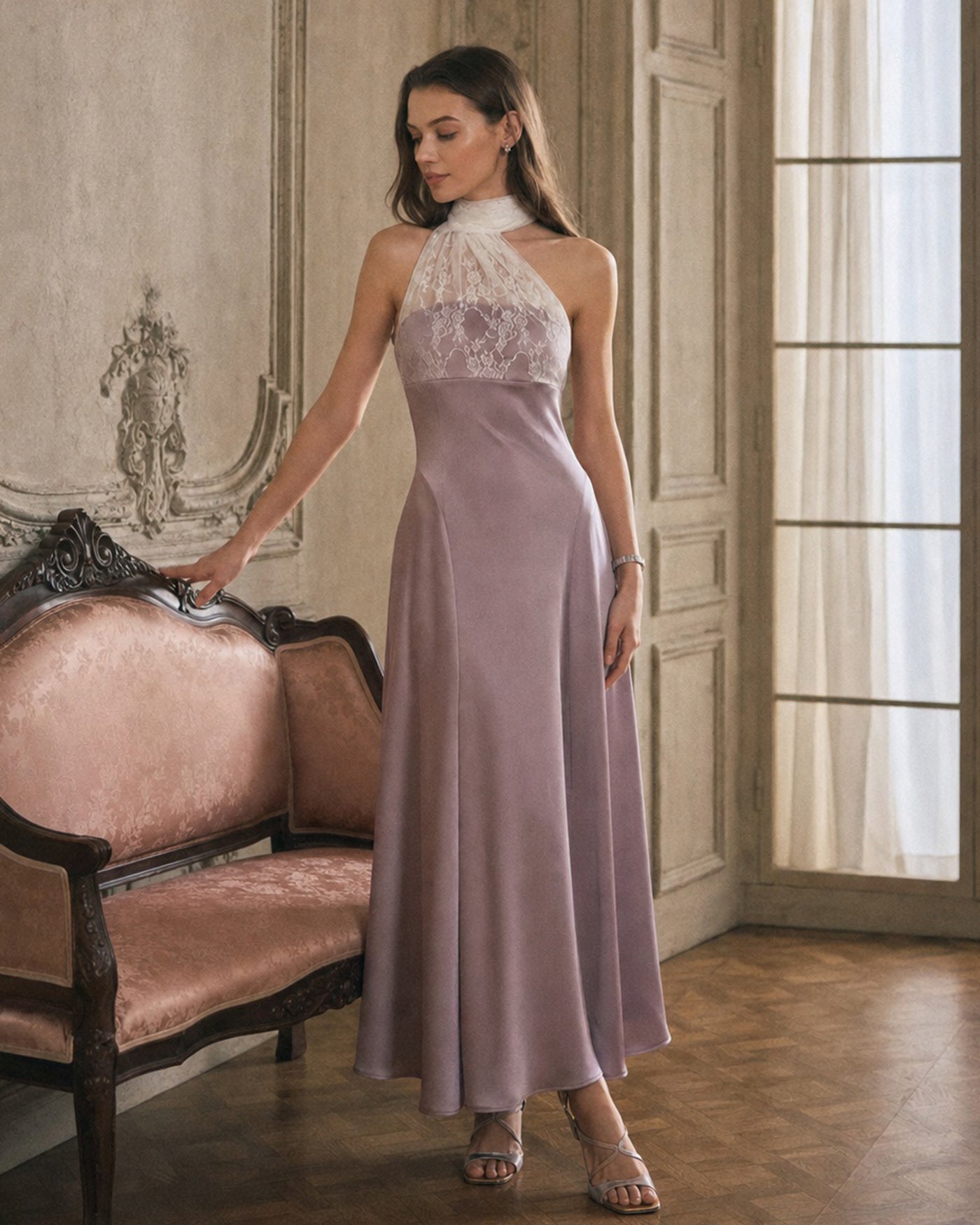 Women's Woven Polyester Maxi Dress Dresses - RIHOAS