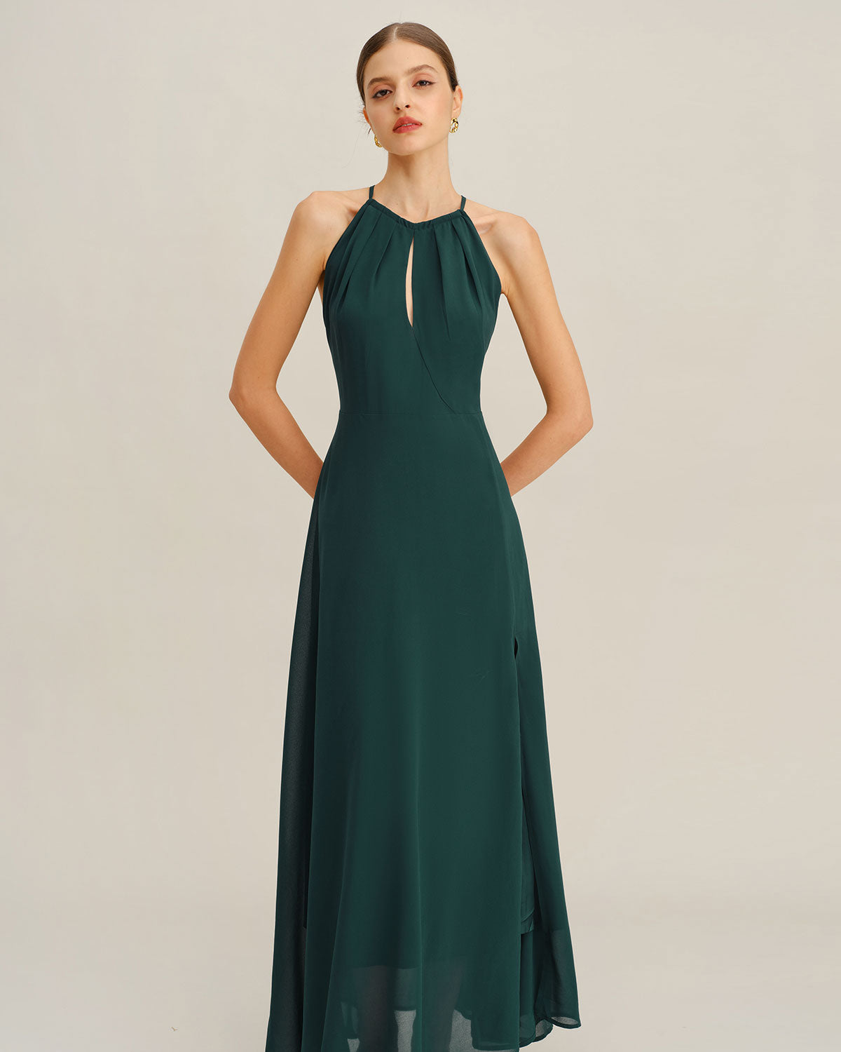 Women's Woven Polyester Maxi Dress Dresses - RIHOAS
