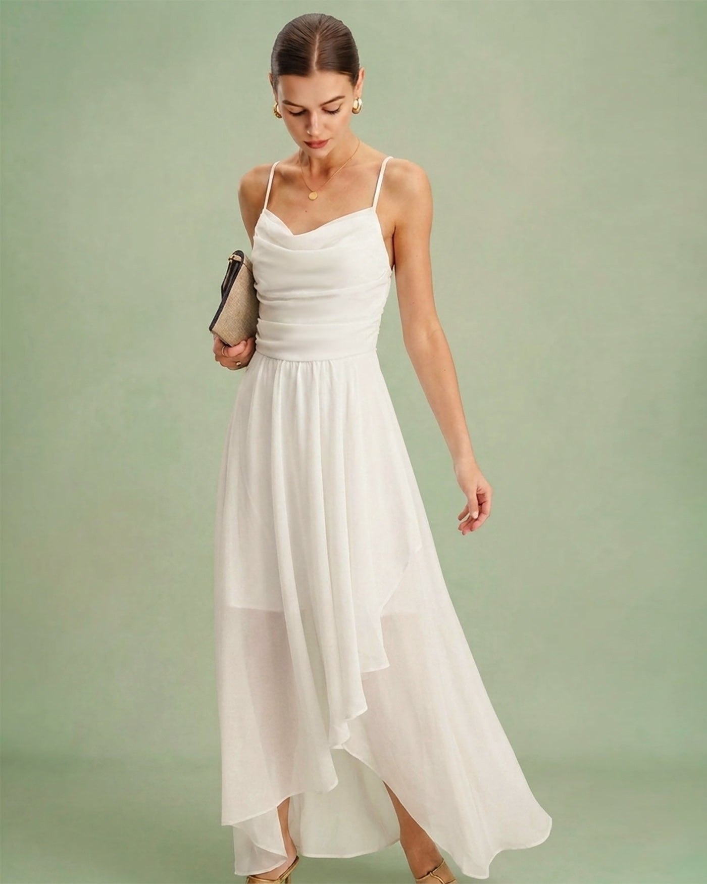 Women's Woven Polyester Maxi Dress Dresses - RIHOAS