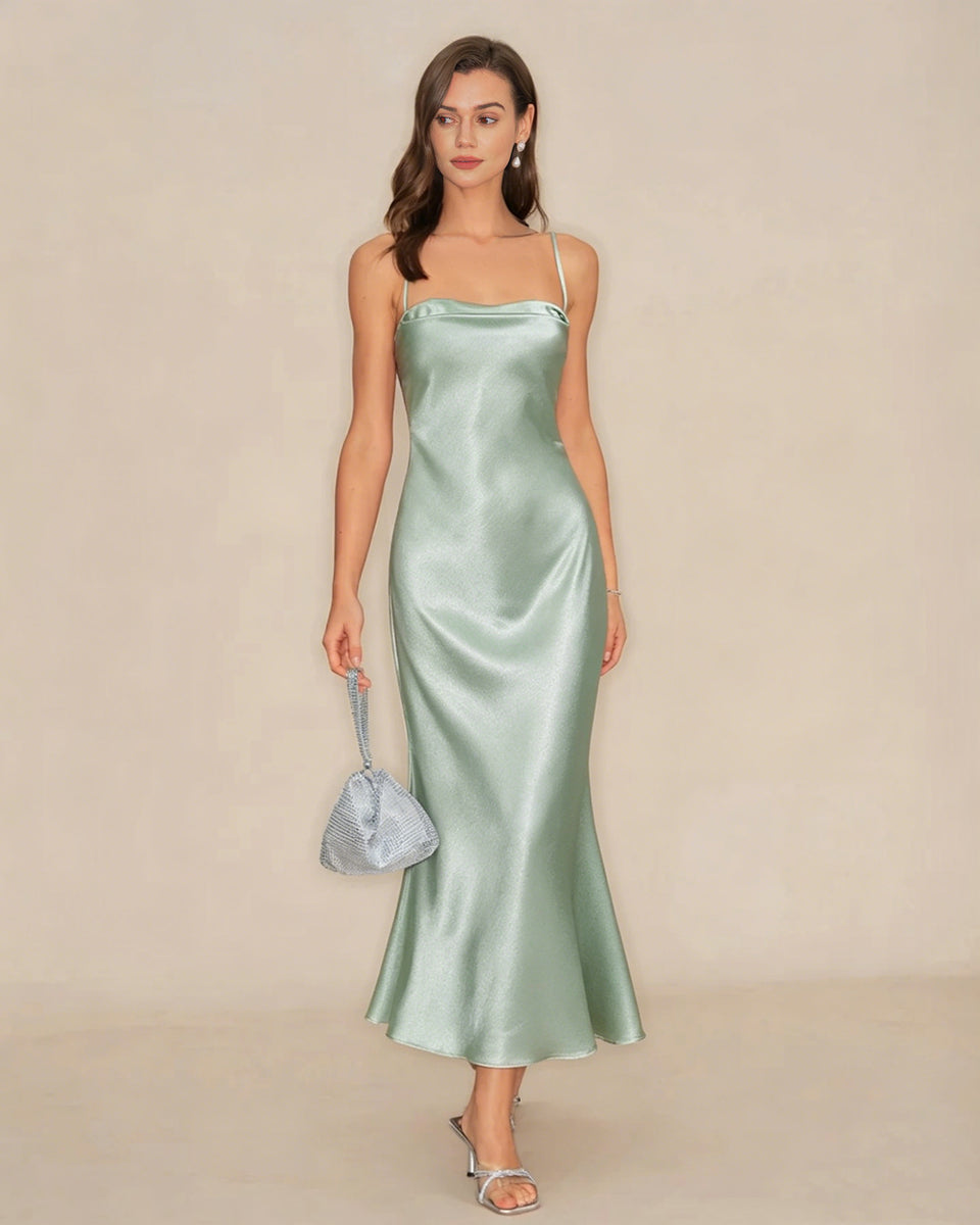 Green X Cross Slip A-Line Maxi Dress & Reviews - Green - Dresses