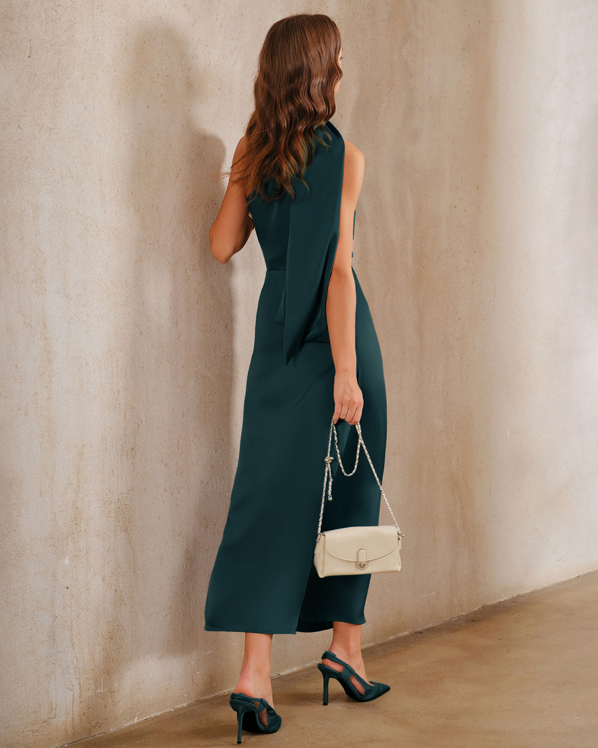 Women's Woven Polyester Maxi Dress Dresses - RIHOAS