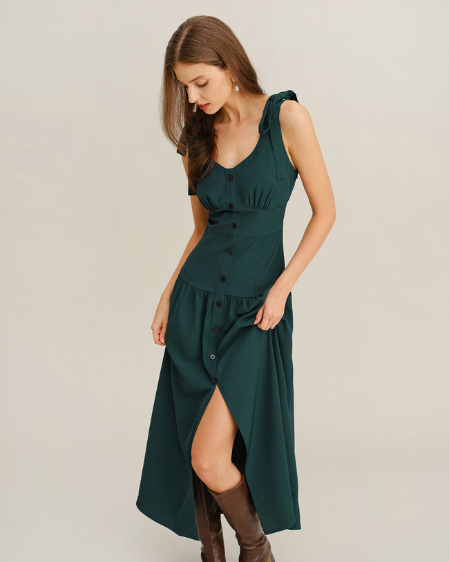 Women's Woven Polyester Maxi Dress Dresses - RIHOAS