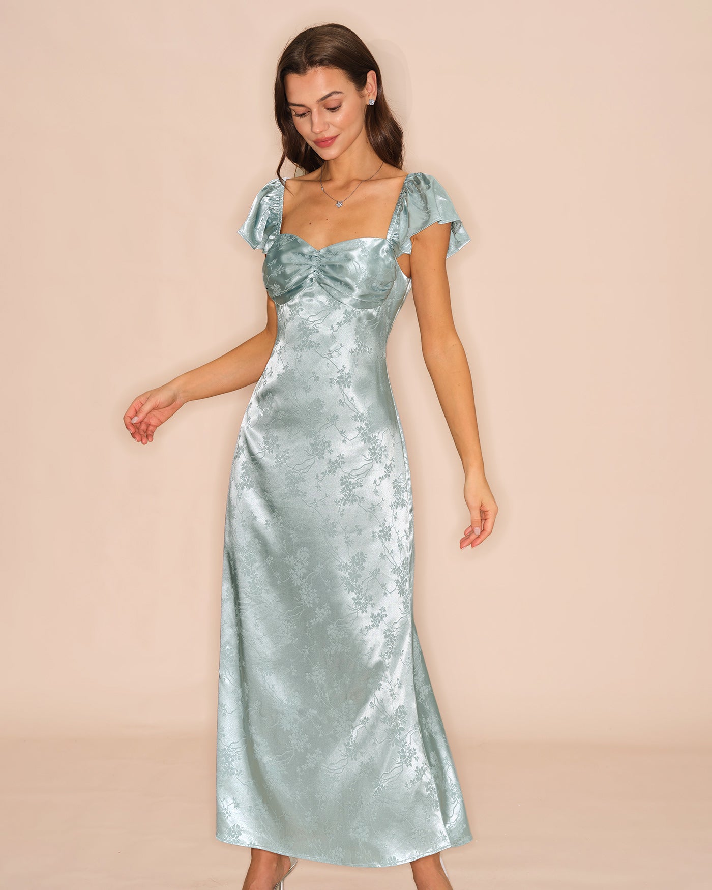 Women's Woven Polyester Maxi Dress Dresses - RIHOAS