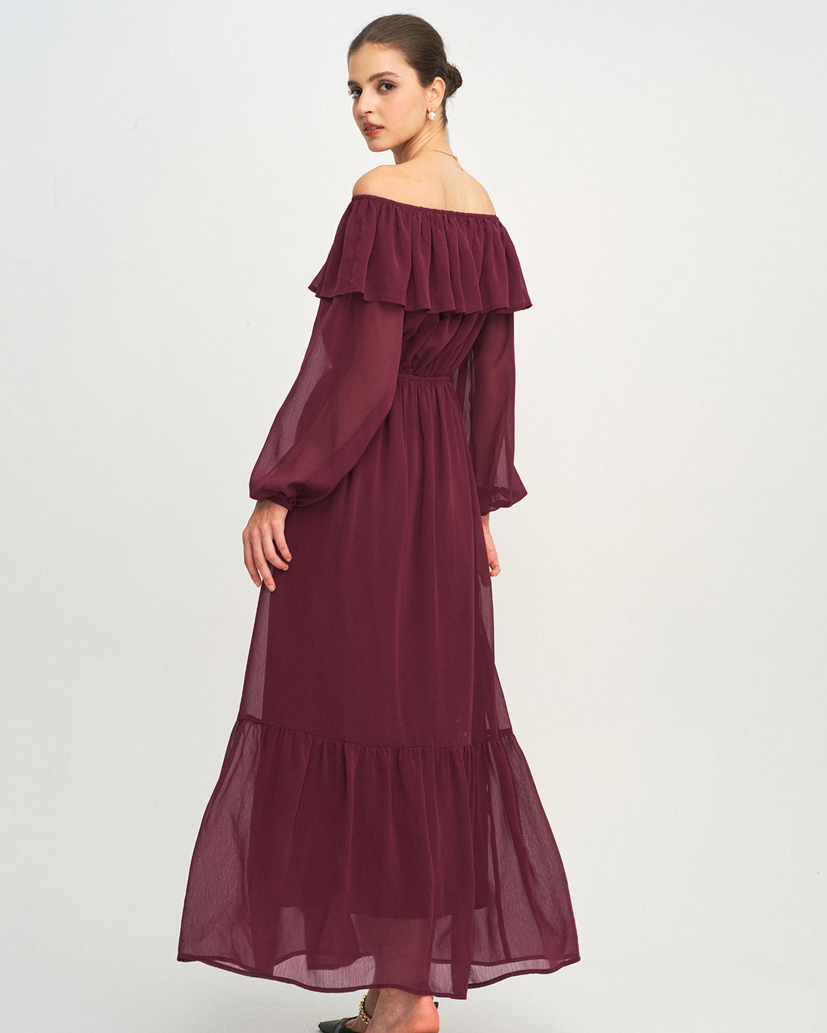 Women's Woven Polyester Maxi Dress Dresses - RIHOAS