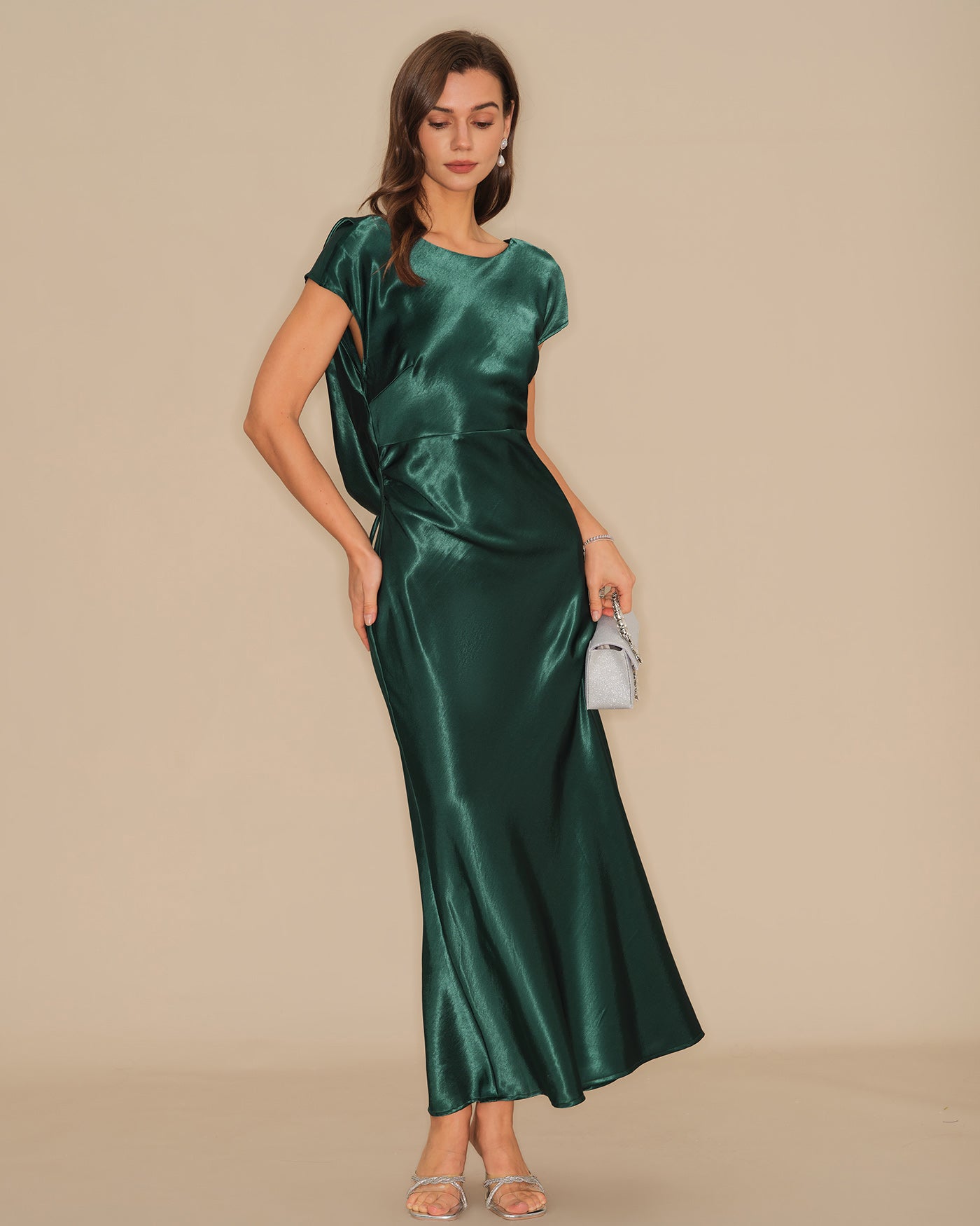 Women's Woven Polyester Maxi Dress Dresses - RIHOAS