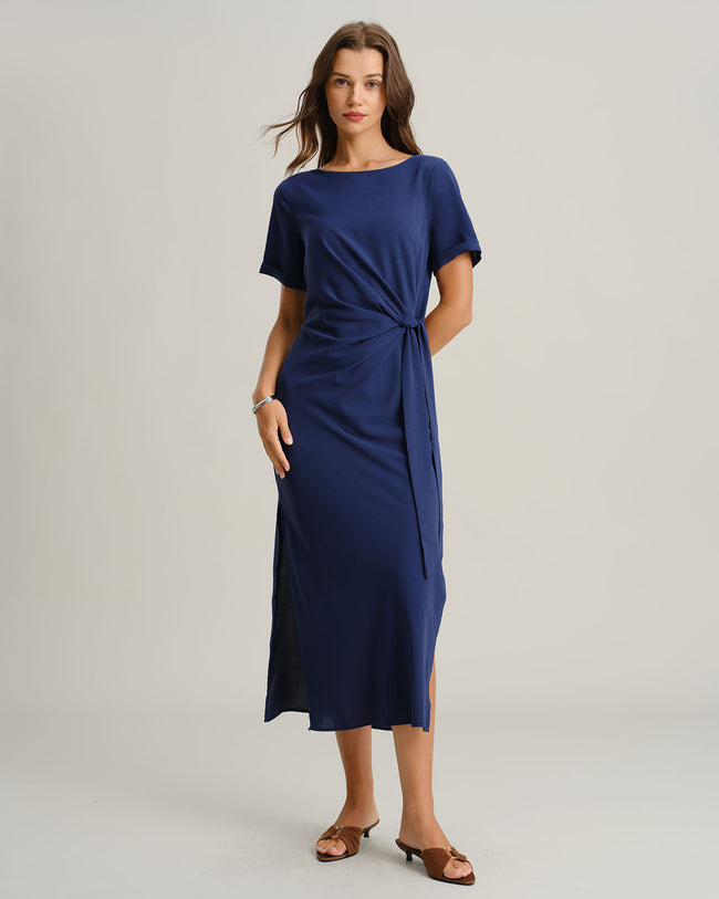 Women's Woven Polyester Maxi Dress Dresses - RIHOAS