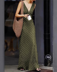 Women's Woven Polyester Maxi Dress Dresses - RIHOAS