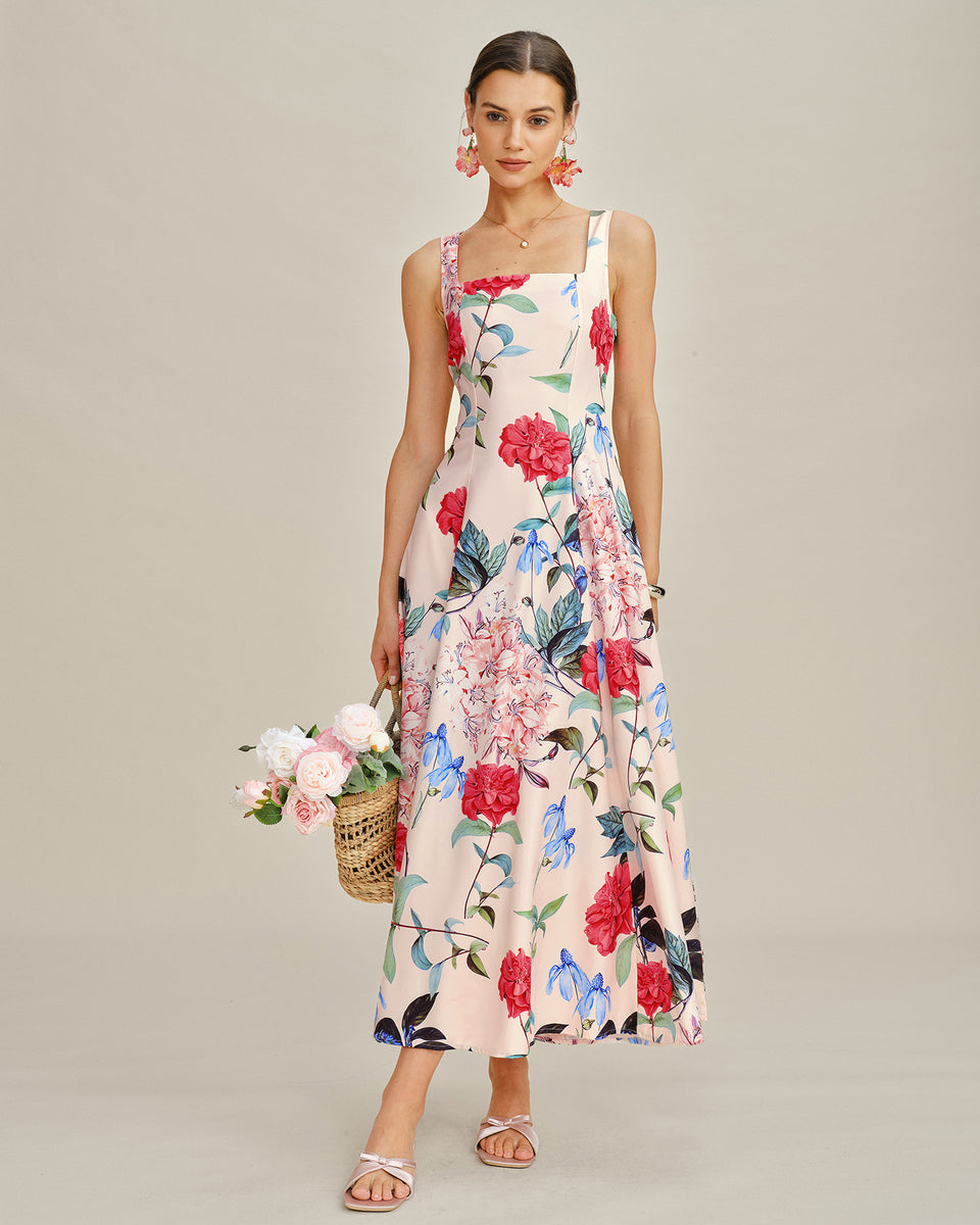 Floral A-Line Sleeveless Maxi Dress & Reviews - Multi - Dresses | RIHOAS Floral A-Line Sleeveless Maxi Dress & Reviews - Multi - Dresses | RIHOAS