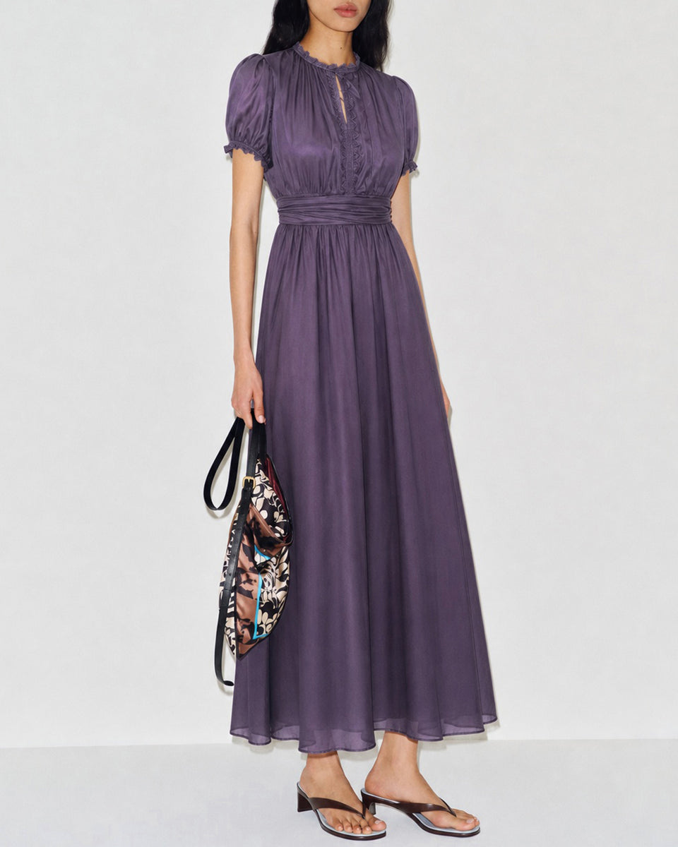 Purple Puffed Sleeve Tunic Maxi Dress & Reviews - Purple - Dresses Purple Puffed Sleeve Tunic Maxi Dress & Reviews - Purple - Dresses