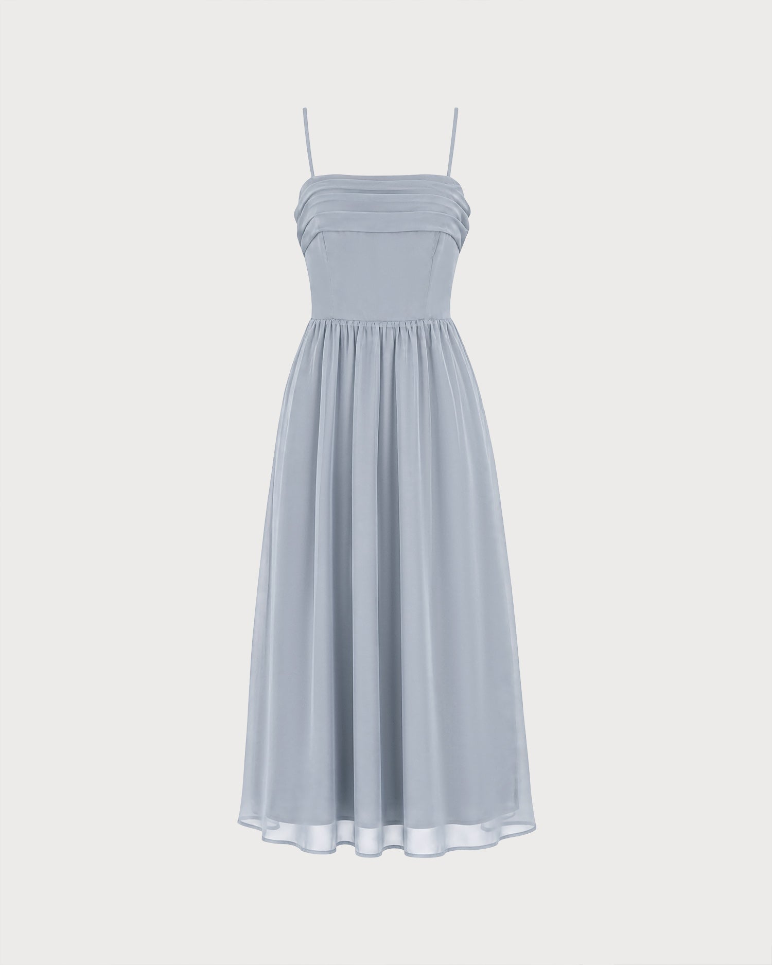 Women's Woven Polyester Maxi Dresses Blue - RIHOAS