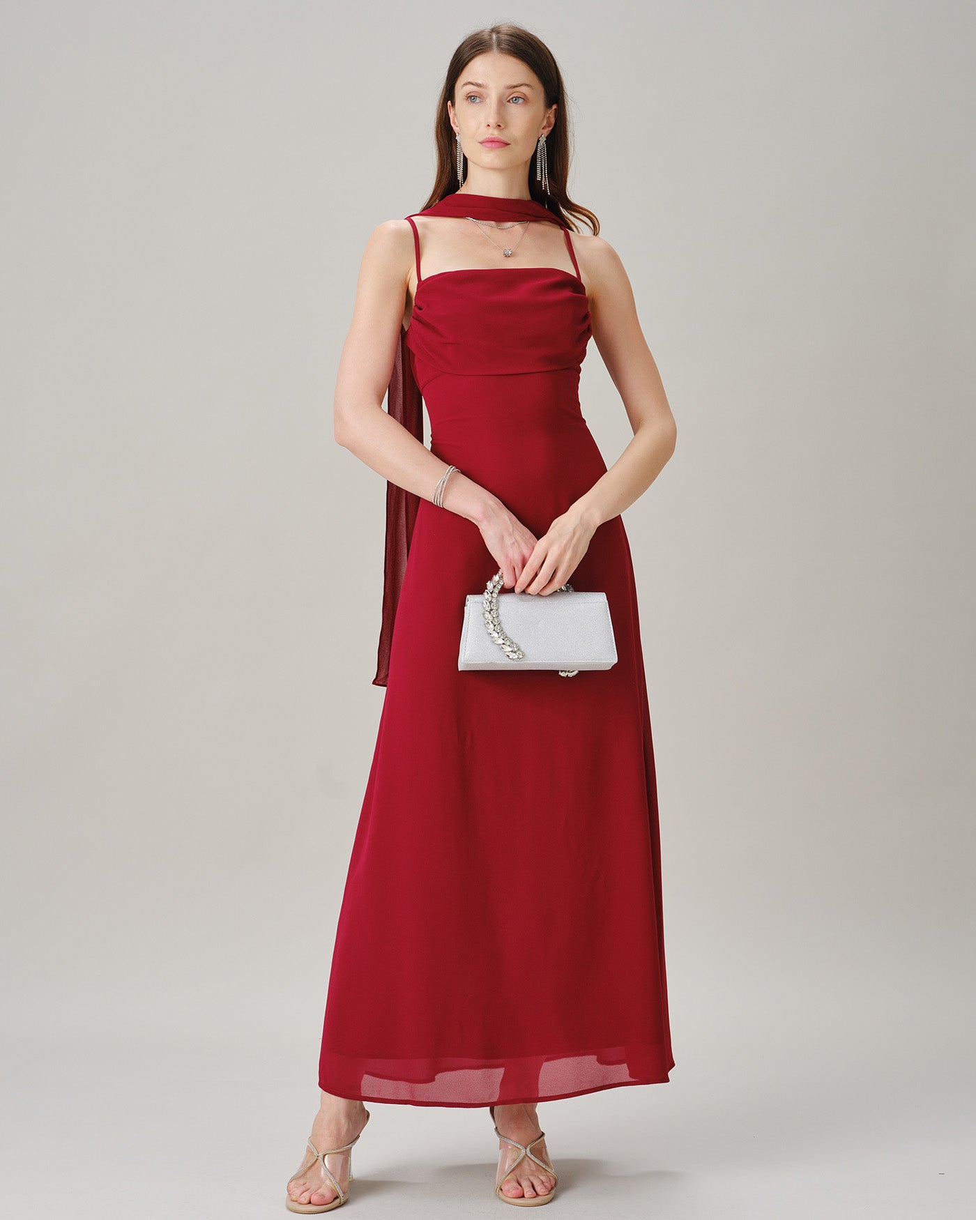 Women's Woven Polyester Maxi Dresses Dresses - RIHOAS