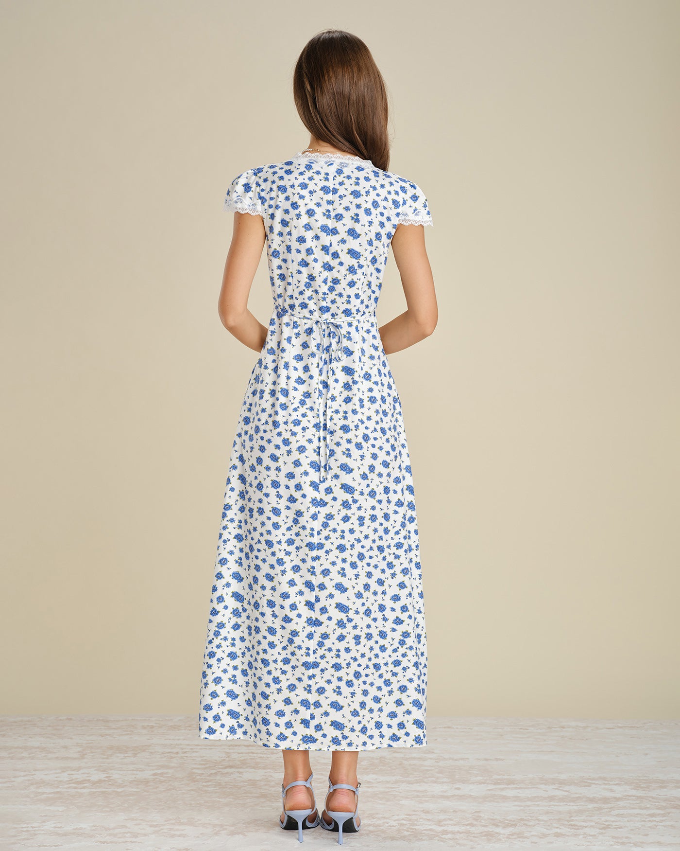 Women's Woven Polyester Maxi Dresses Dresses - RIHOAS