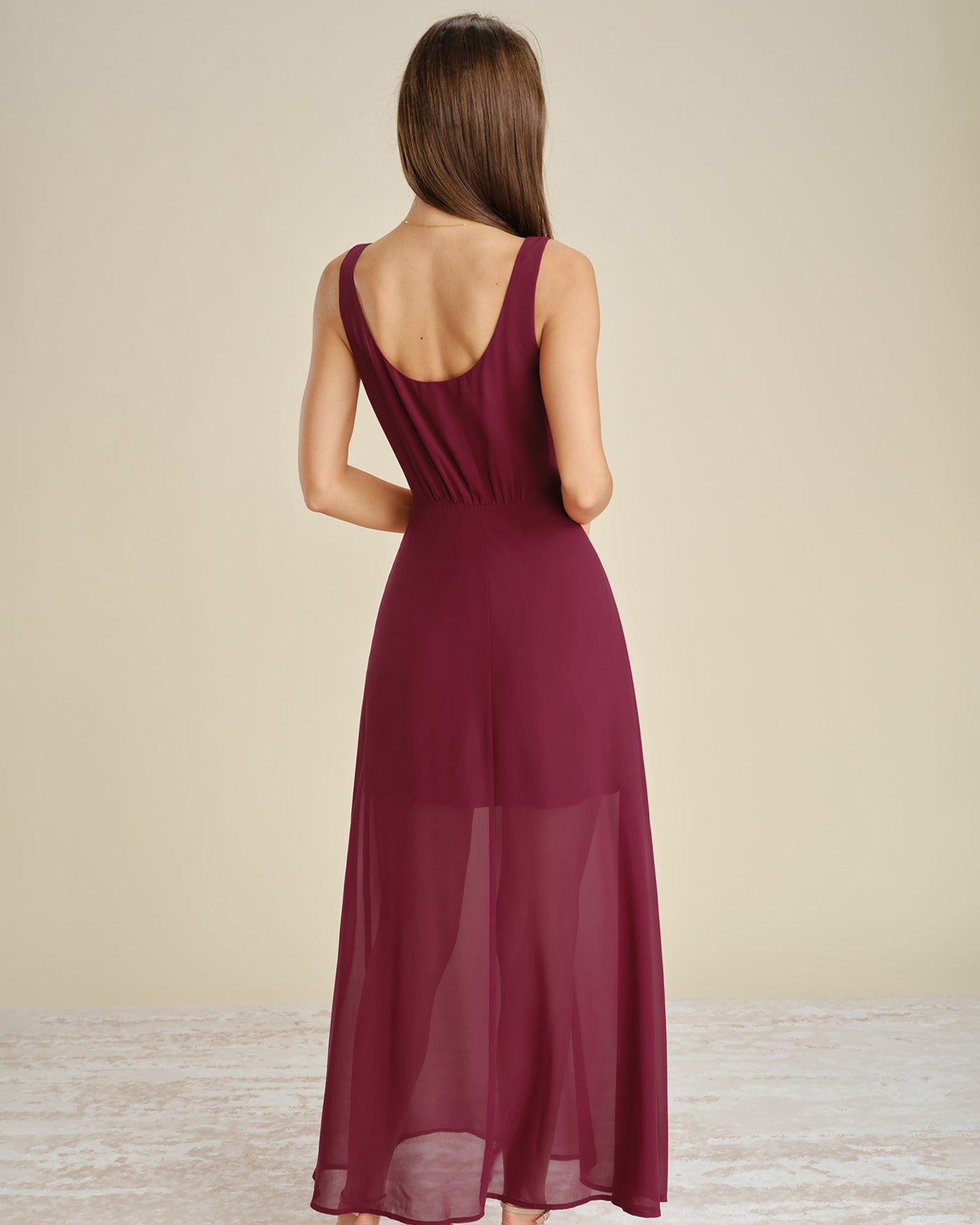 Women's Woven Polyester Maxi Dresses Dresses - RIHOAS