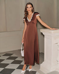 Women's Woven Polyester Maxi Dresses Dresses - RIHOAS