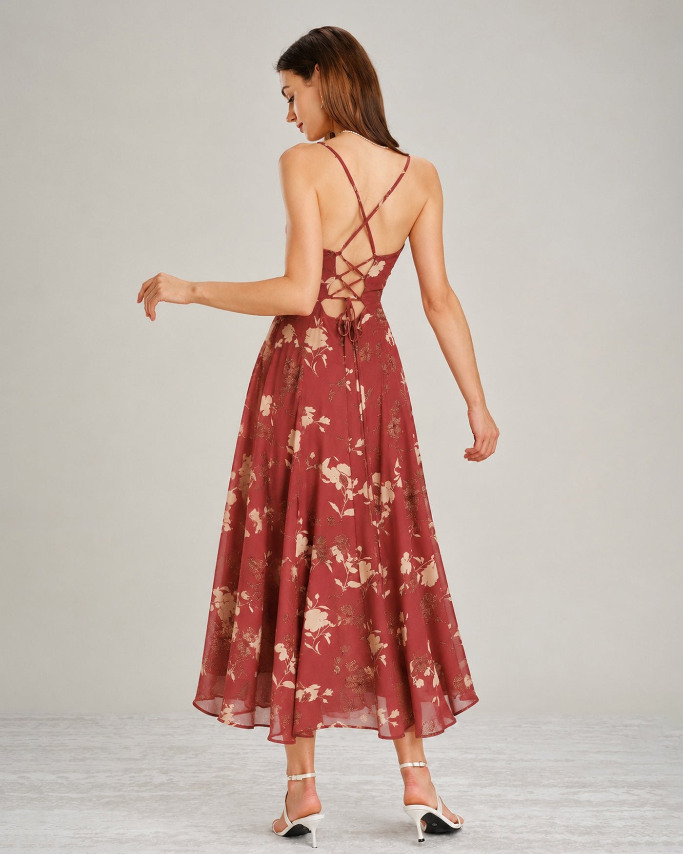 Women's Woven Polyester Maxi Dresses Dresses - RIHOAS