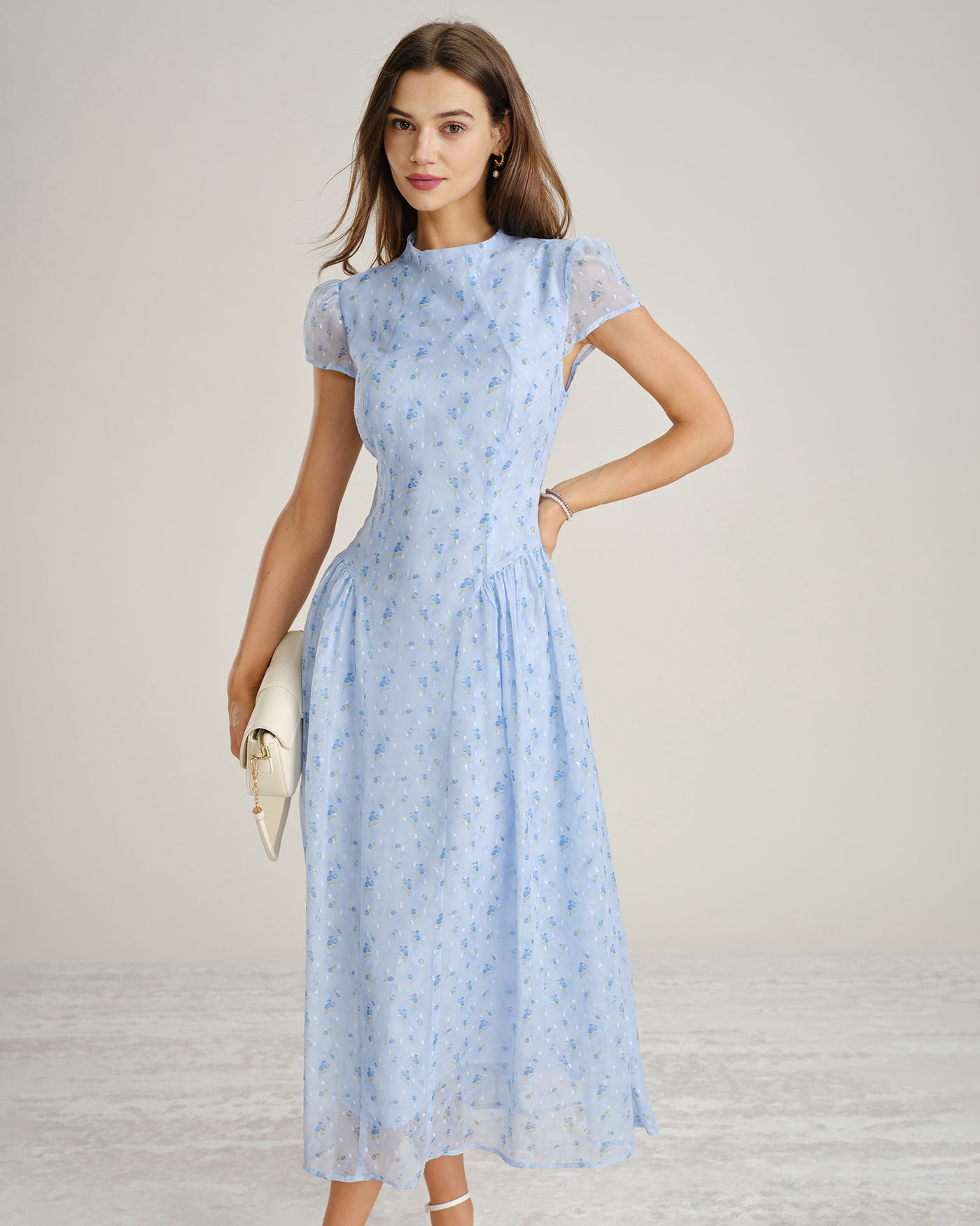 Women's Woven Polyester Maxi Dresses Dresses - RIHOAS