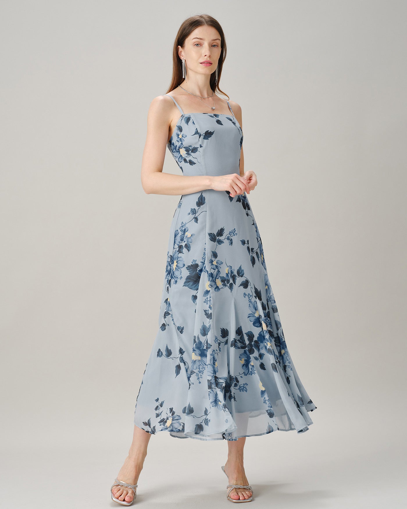 Women's Woven Polyester Maxi Dresses Dresses - RIHOAS