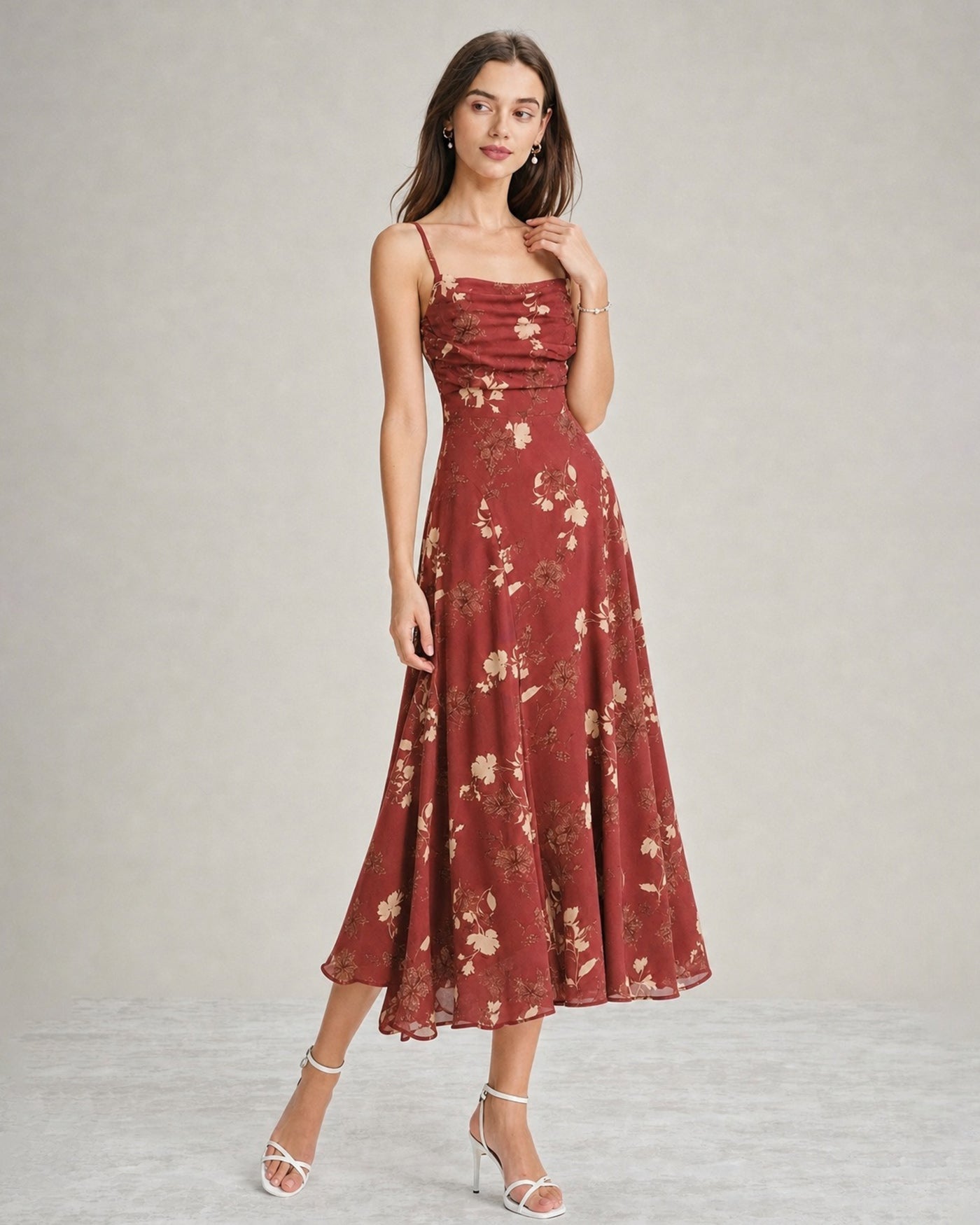 Women's Woven Polyester Maxi Dresses Dresses - RIHOAS
