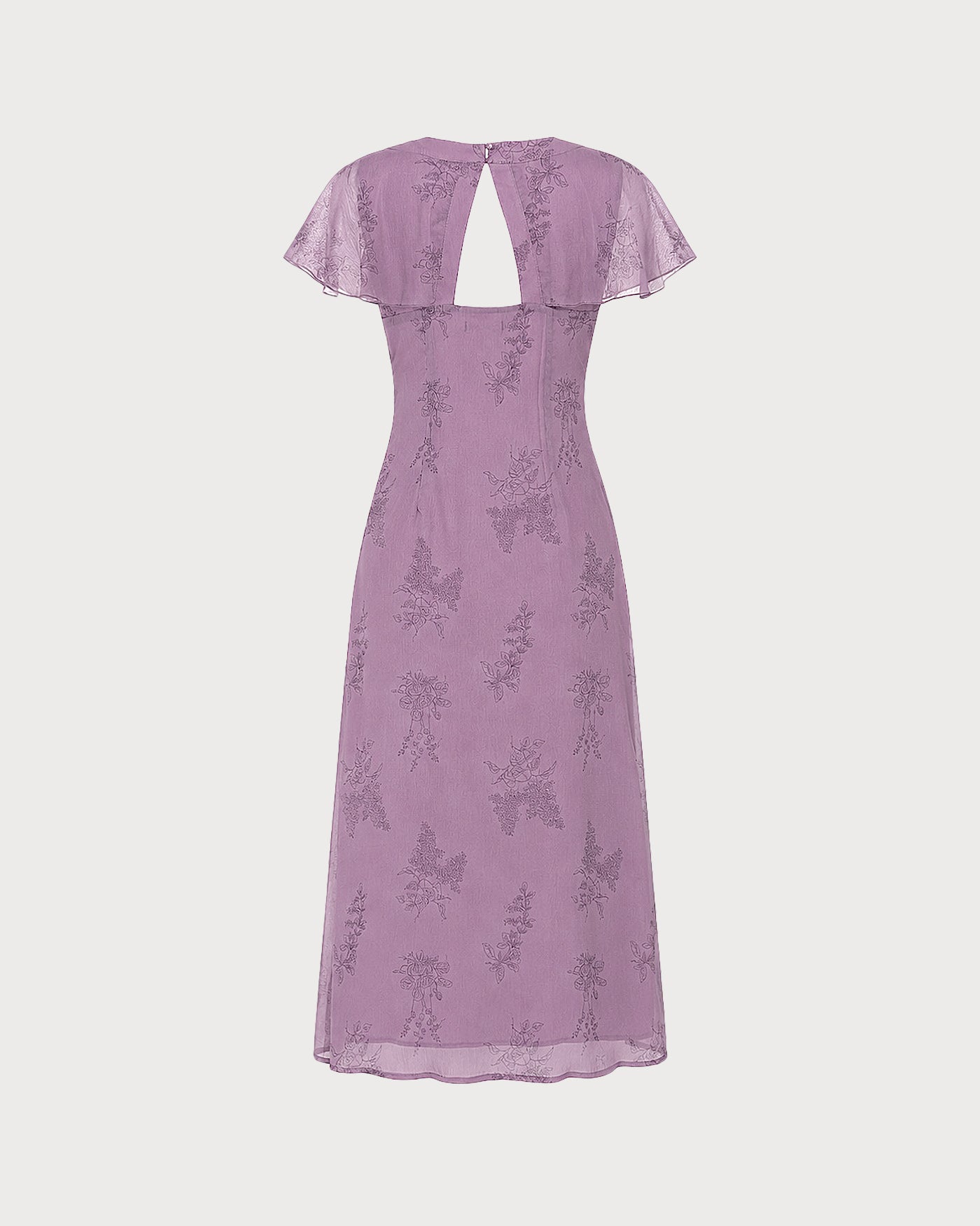 Women's Woven Polyester Midi Dress - RIHOAS