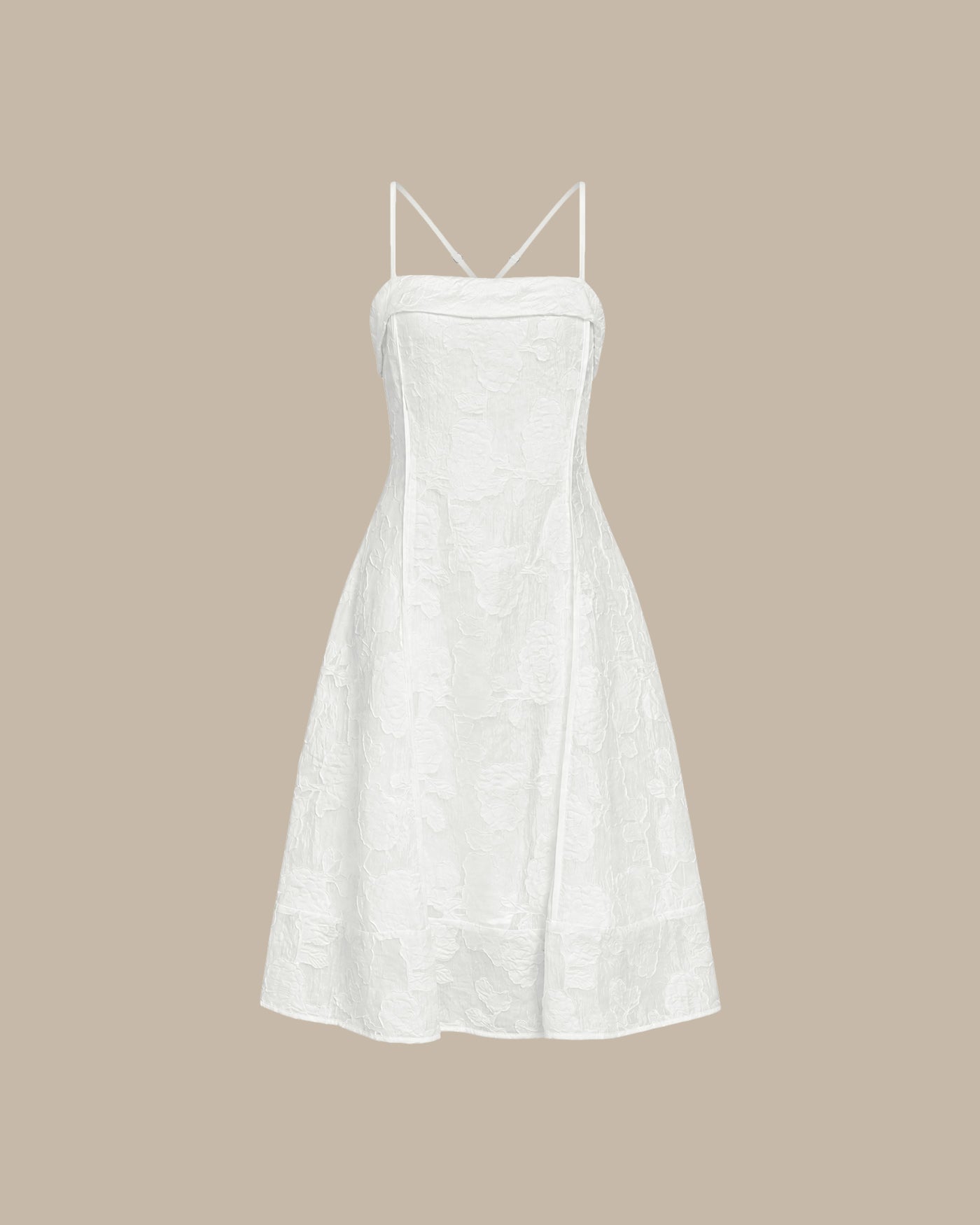 Women's Woven Polyester Midi Dress Dresses - RIHOAS