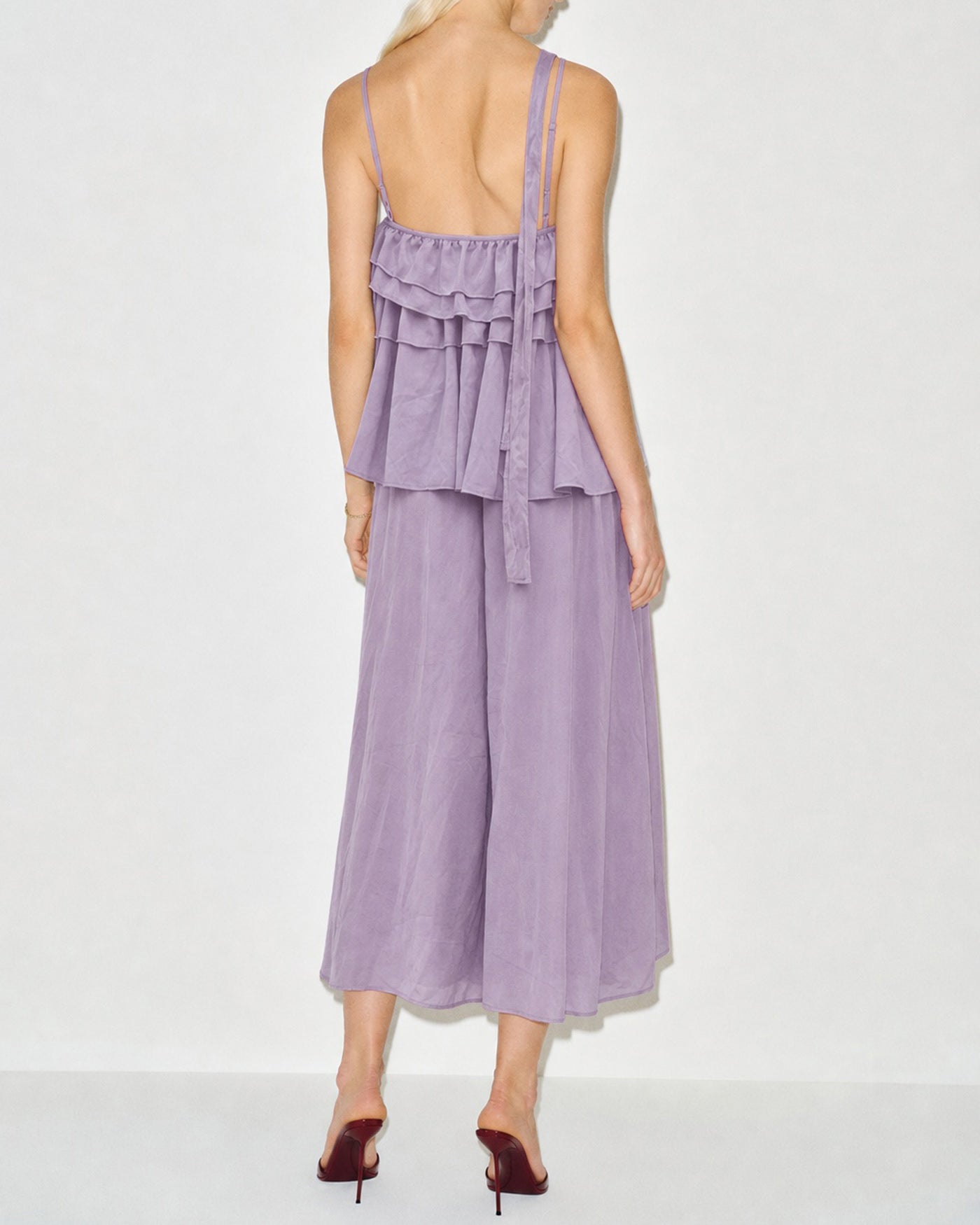 Women's Woven Polyester Midi Dress Dresses - RIHOAS