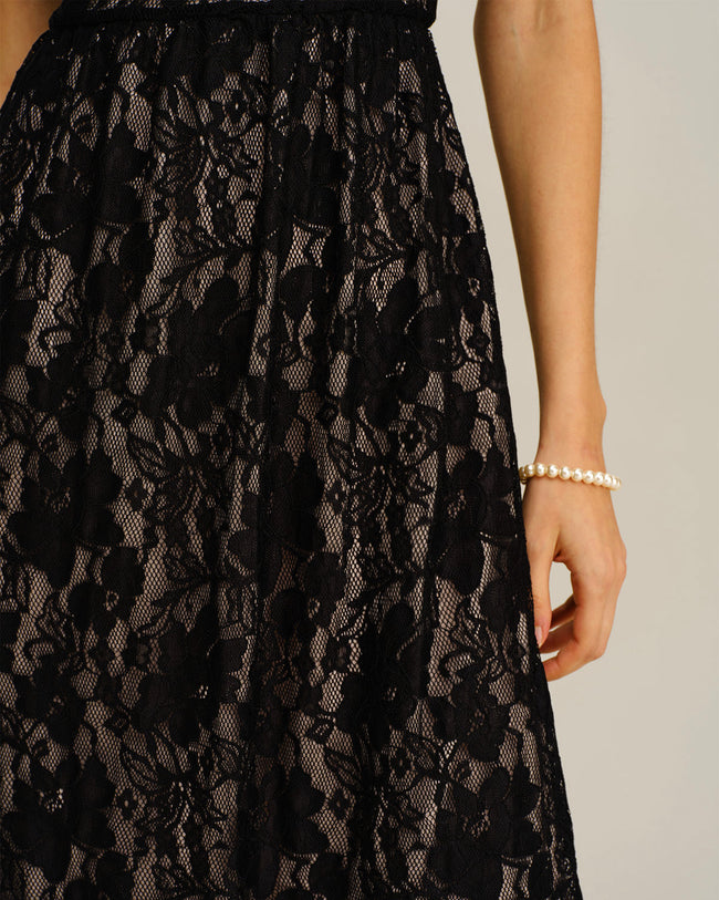 Women's Woven Polyester Midi Dress Dresses - RIHOAS