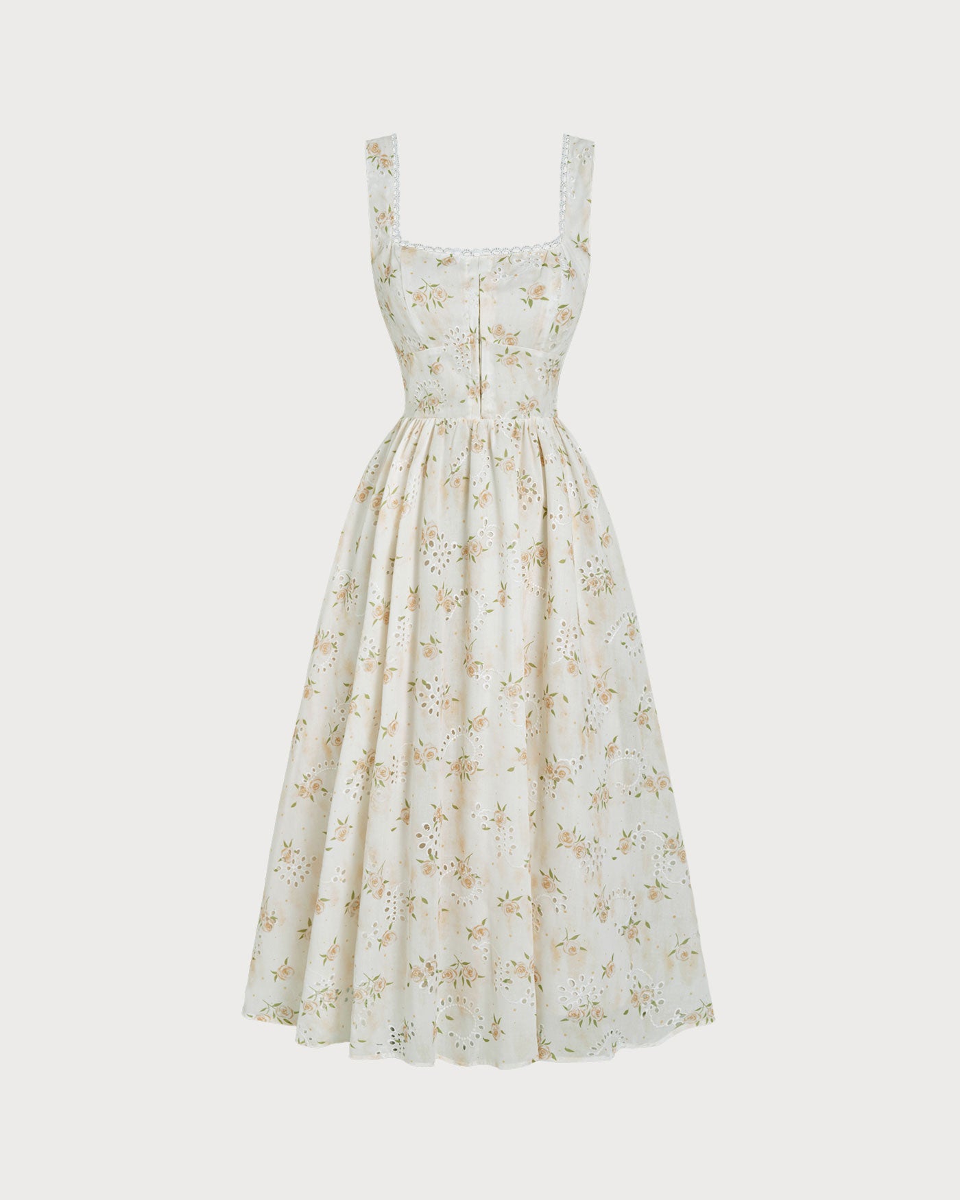 Women's Woven Polyester Midi Dress Dresses - RIHOAS