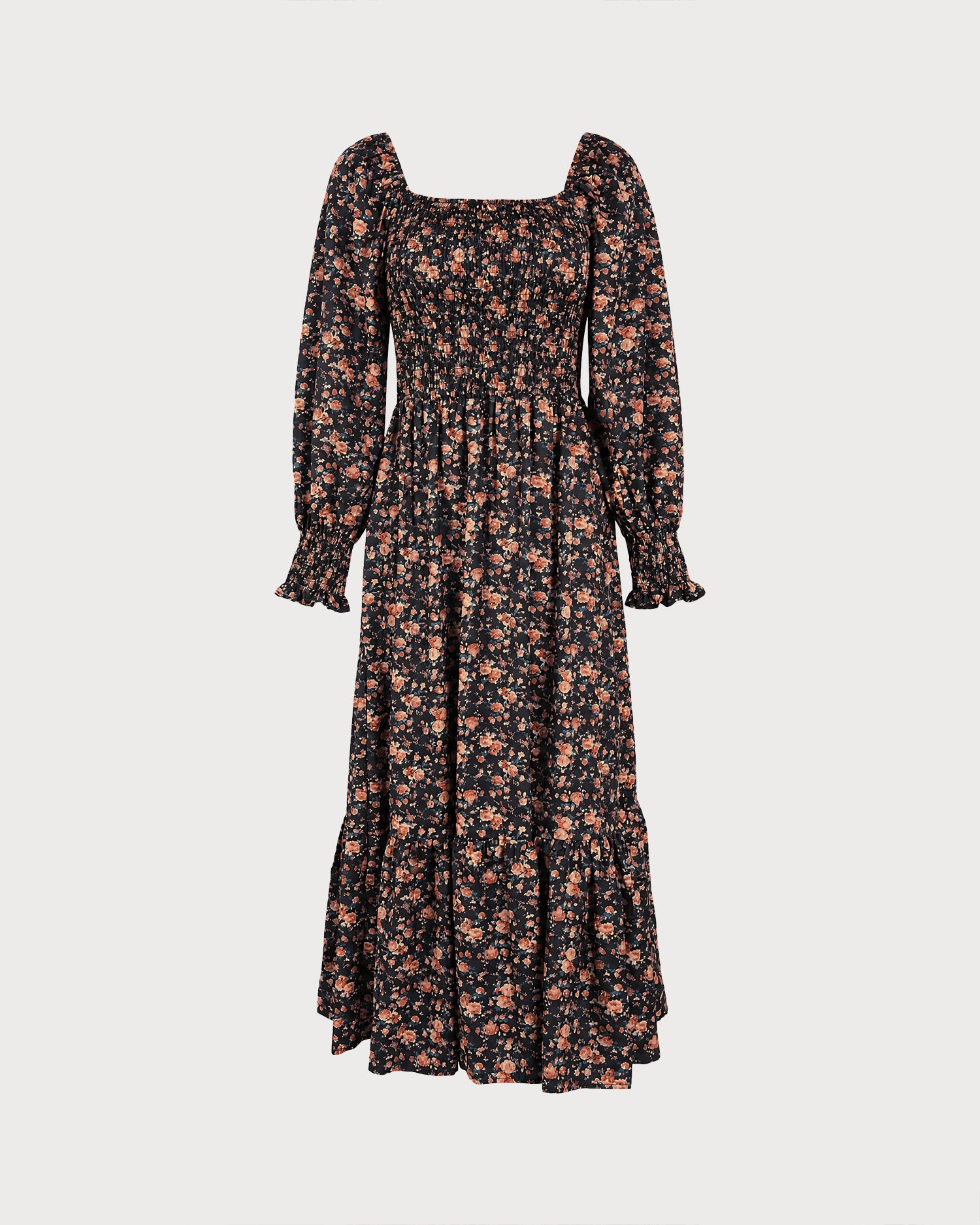 Women’s Woven Polyester Midi Dress - RIHOAS - 04
