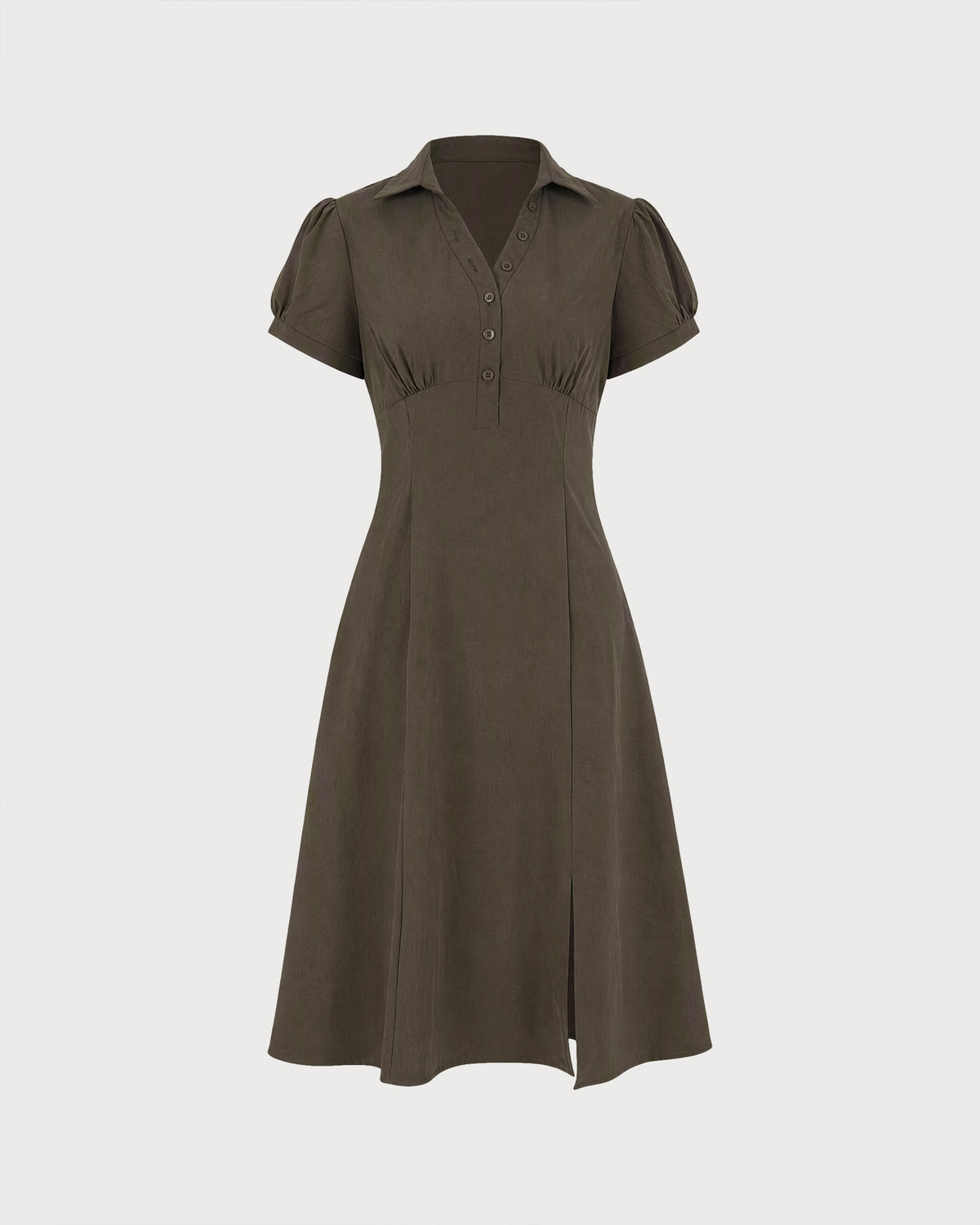 Women's Woven Polyester Midi Dresses - RIHOAS - 05