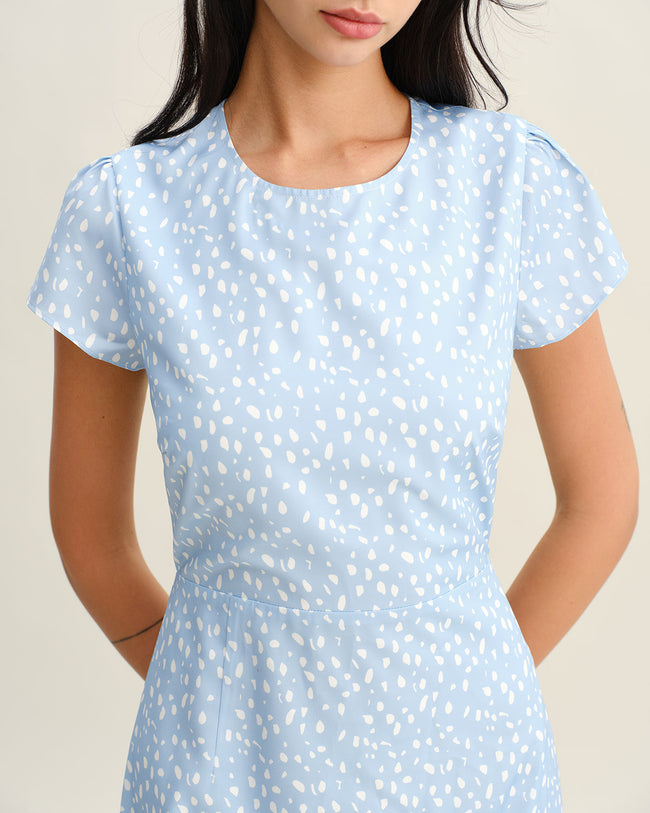 Women's Woven Polyester Midi Dresses Dresses - RIHOAS