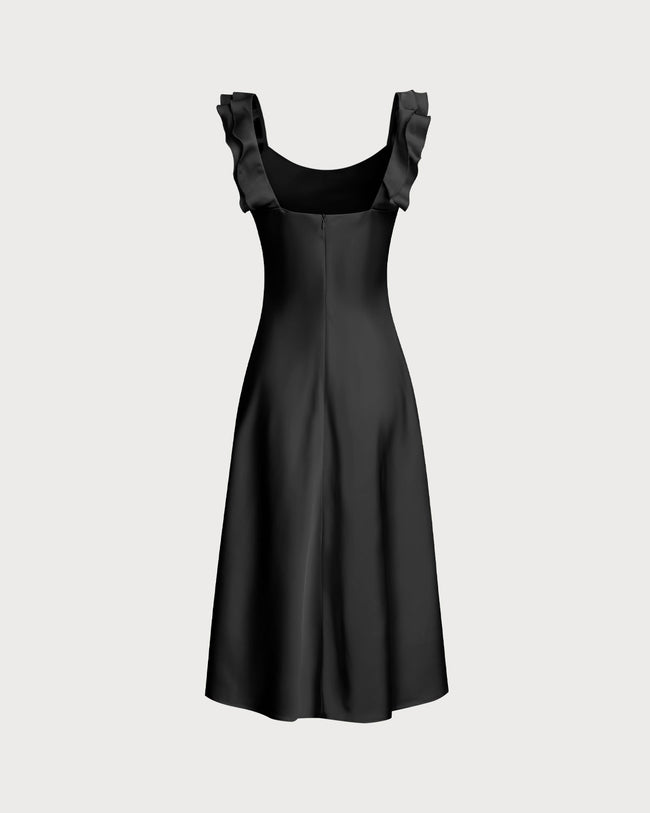 Women's Woven Polyester Midi Dresses Dresses - RIHOAS