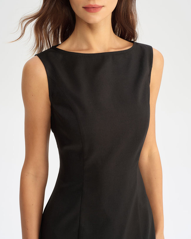 Women's Woven Polyester Midi Dresses Dresses - RIHOAS