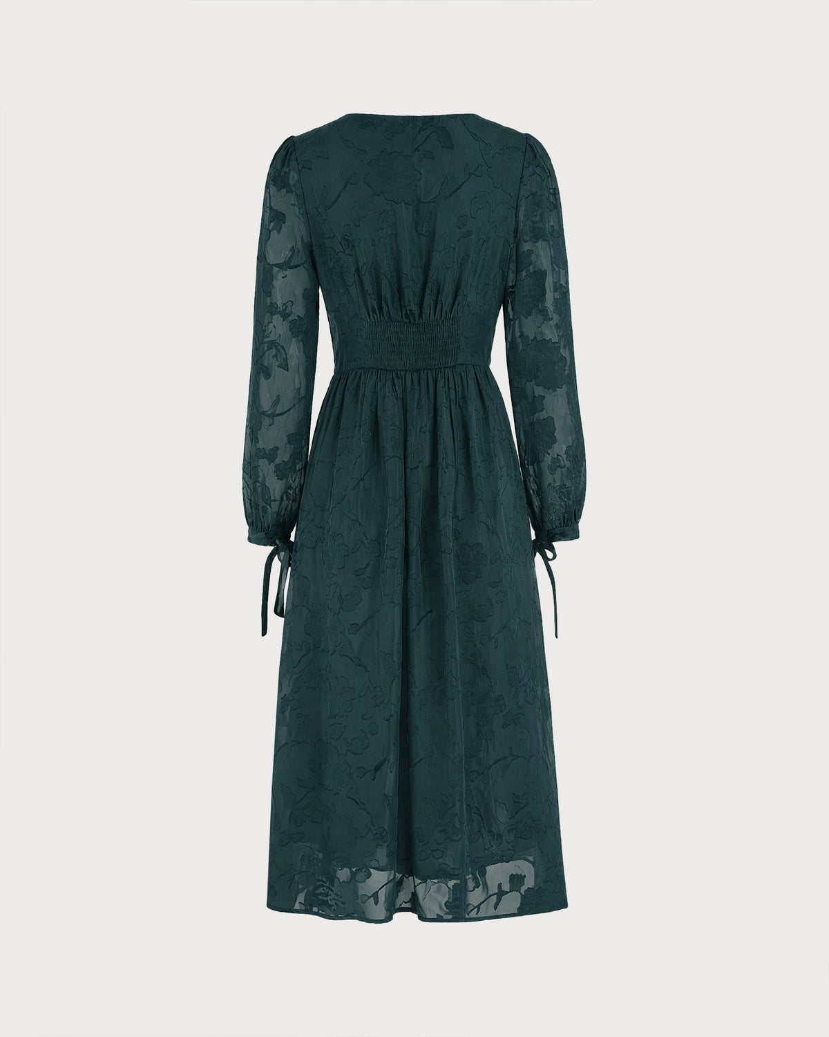 Women's Woven Polyester Midi Dresses - RIHOAS - 05