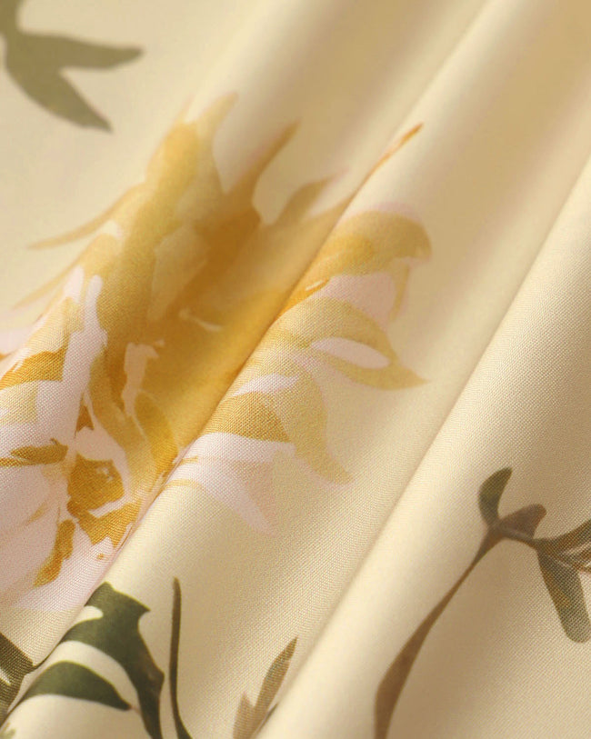 Women's Woven Polyester Midi Dresses Dresses - RIHOAS