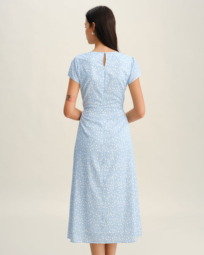 Women's Woven Polyester Midi Dresses Dresses - RIHOAS