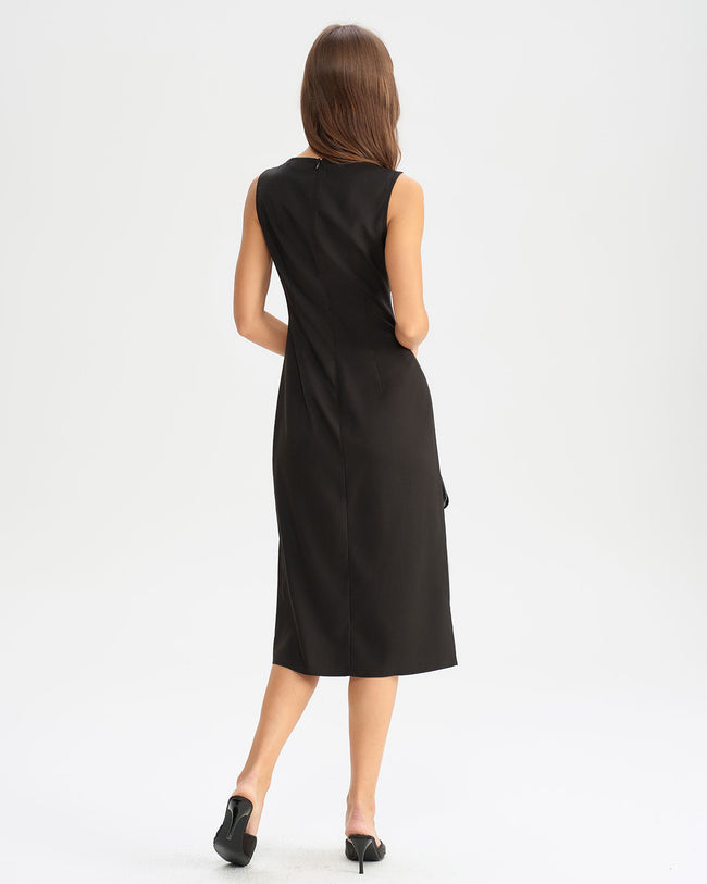 Women's Woven Polyester Midi Dresses Dresses - RIHOAS