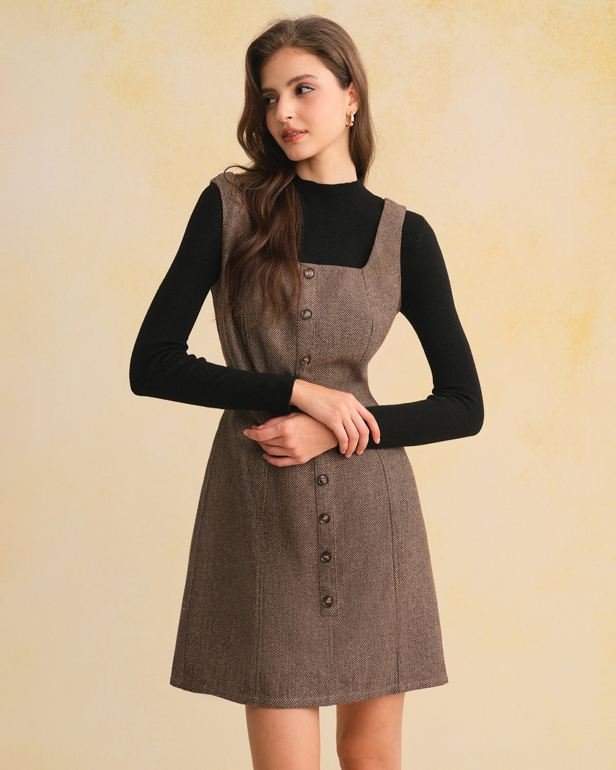 Women's Woven Polyester Mini Dress Dresses - RIHOAS