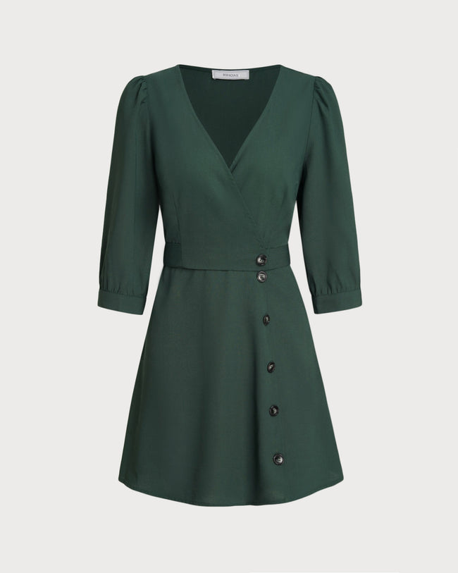 Women's Woven Polyester Mini Dress Dresses - RIHOAS